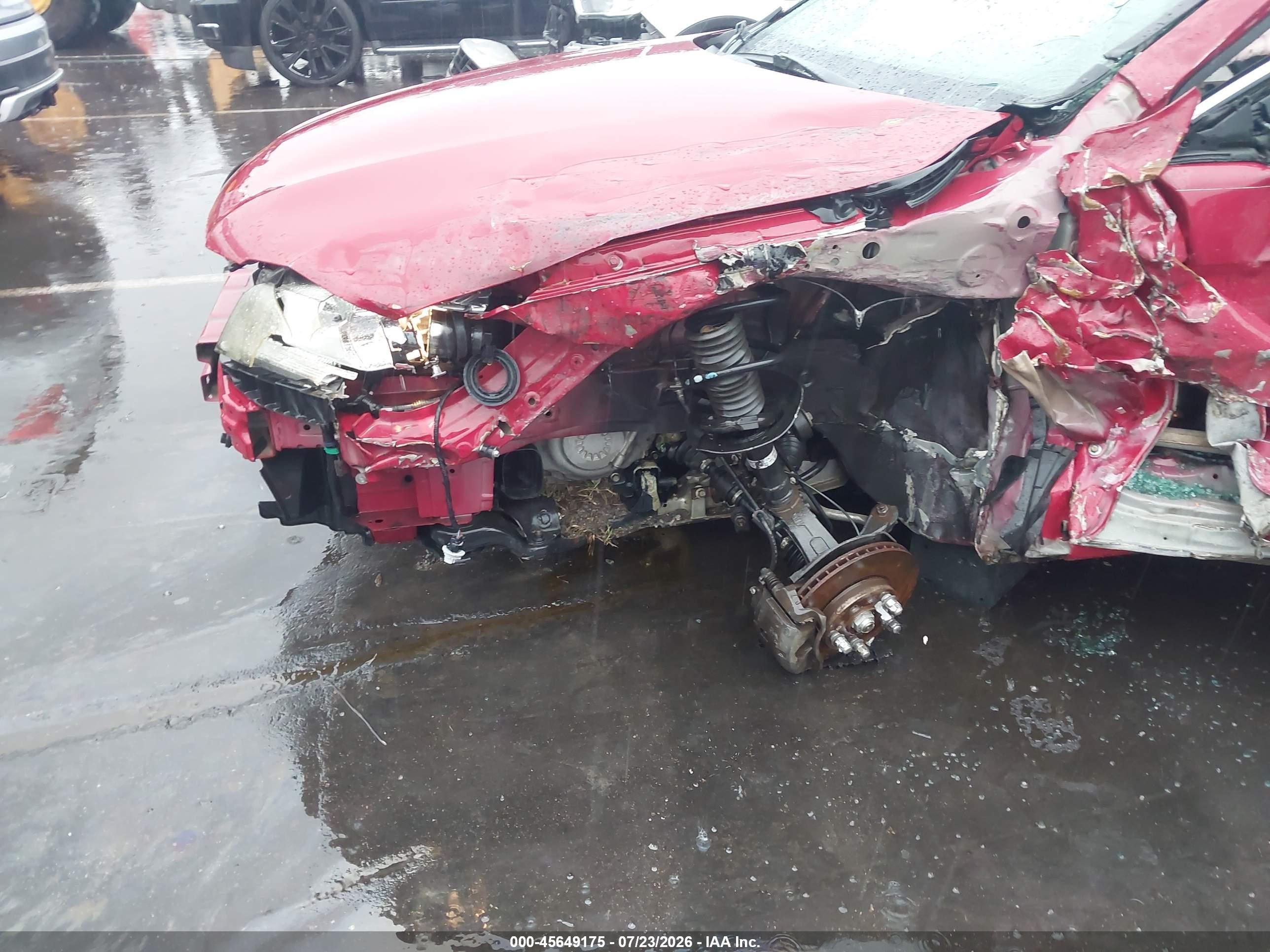 2015 Honda Accord Lx-s Red vin: 1HGCT1B30FA005981