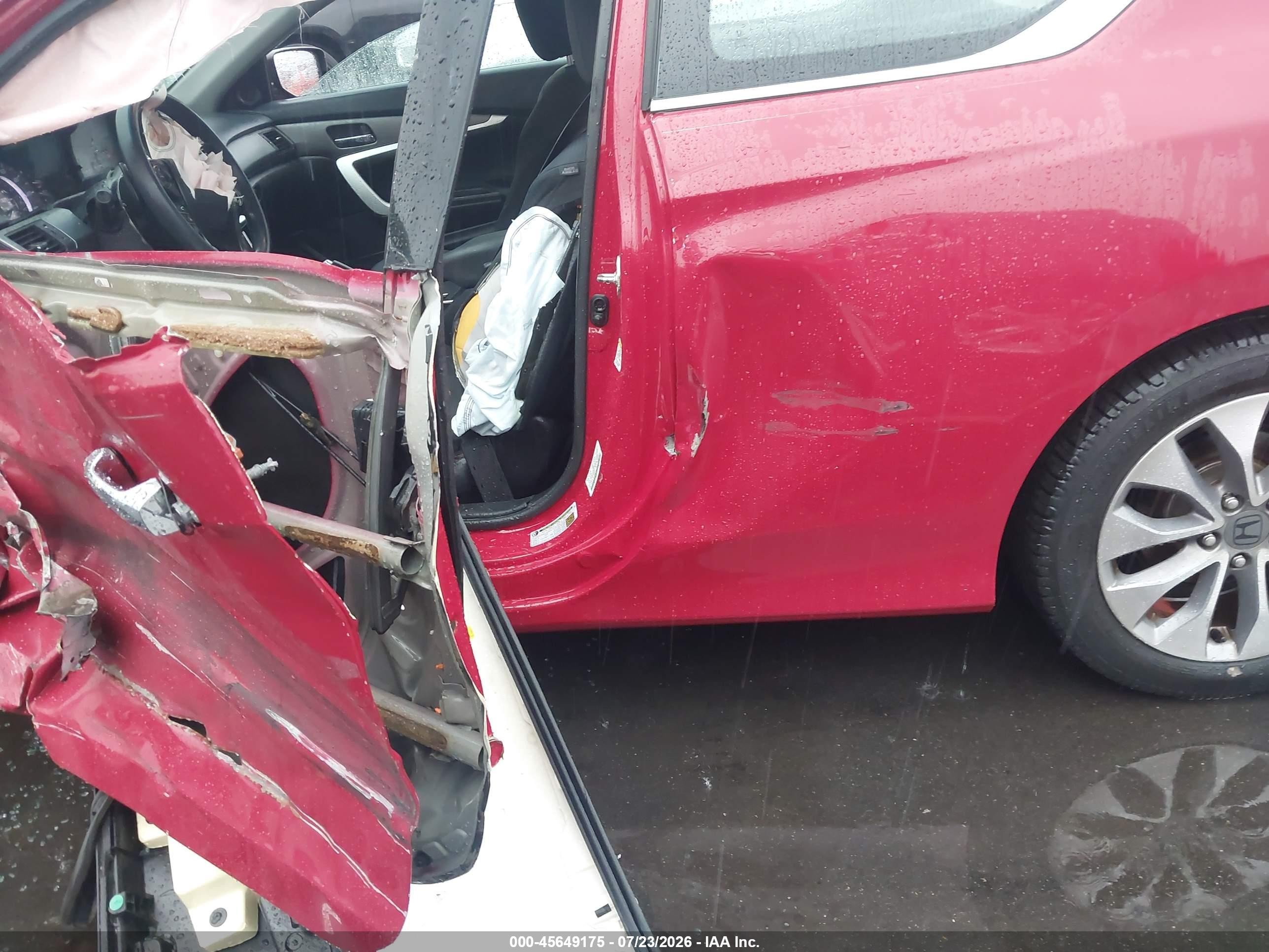 2015 Honda Accord Lx-s Red vin: 1HGCT1B30FA005981