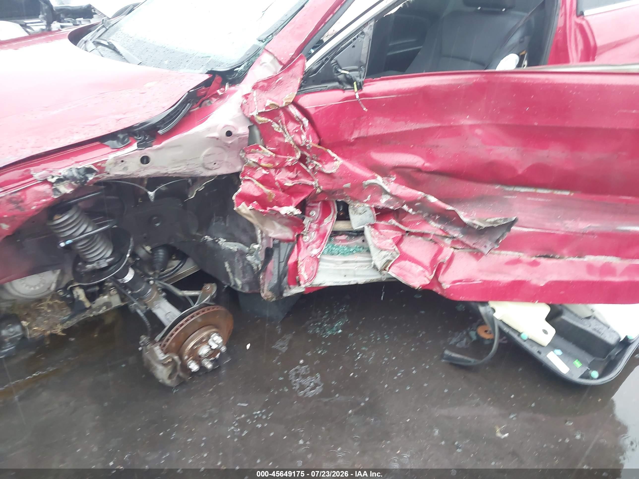 2015 Honda Accord Lx-s Red vin: 1HGCT1B30FA005981