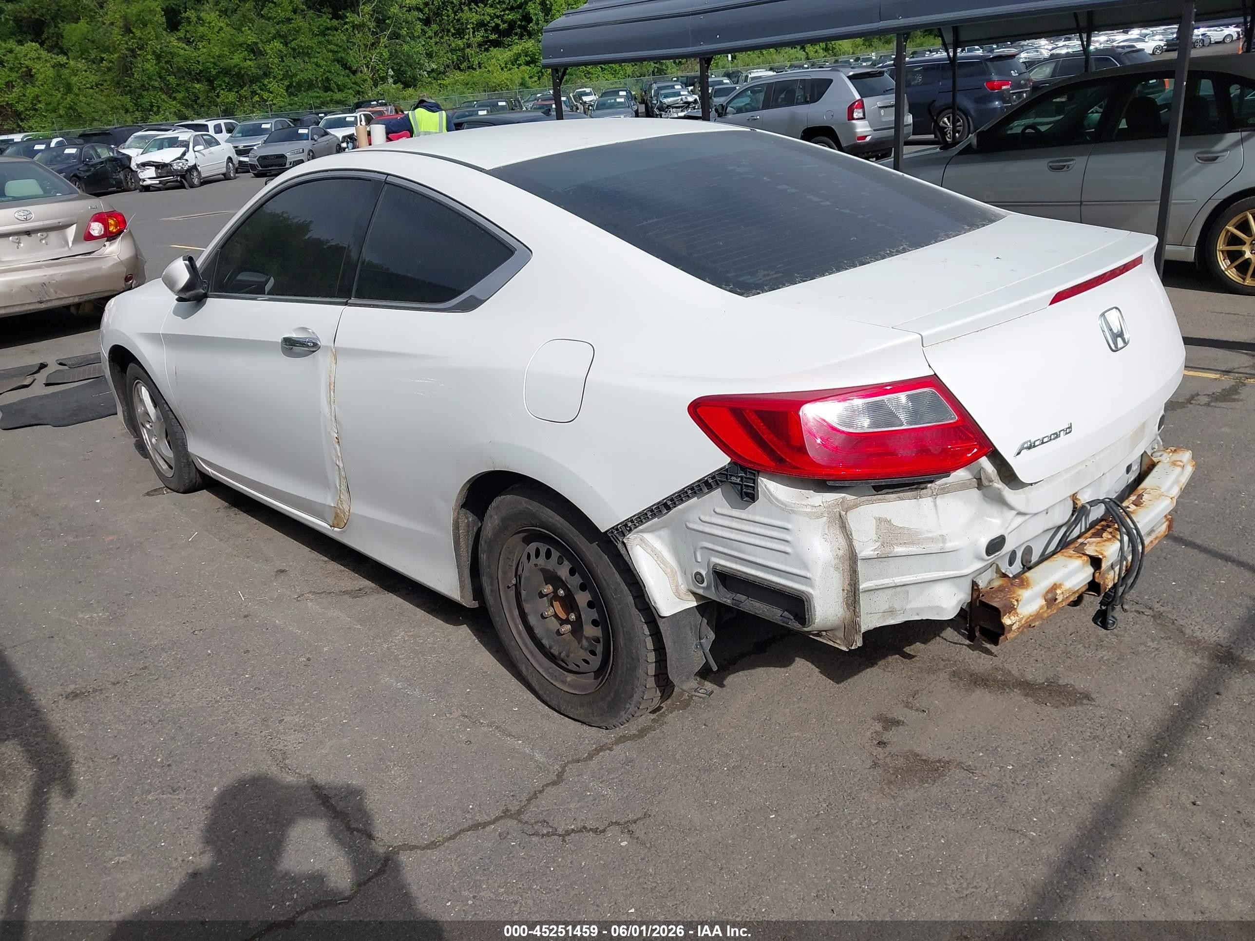 2013 Honda Accord Lx-s White vin: 1HGCT1B31DA025413
