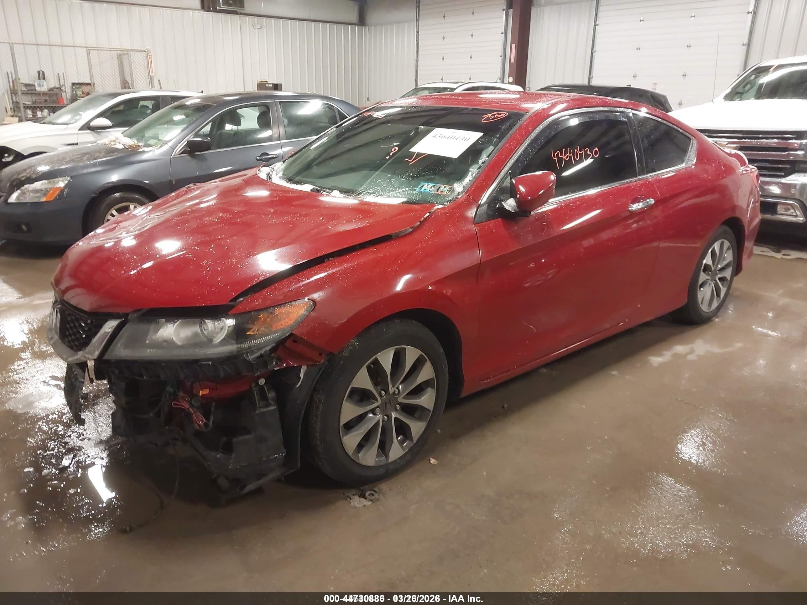 2015 Honda Accord Lx-s Red vin: 1HGCT1B31FA002023