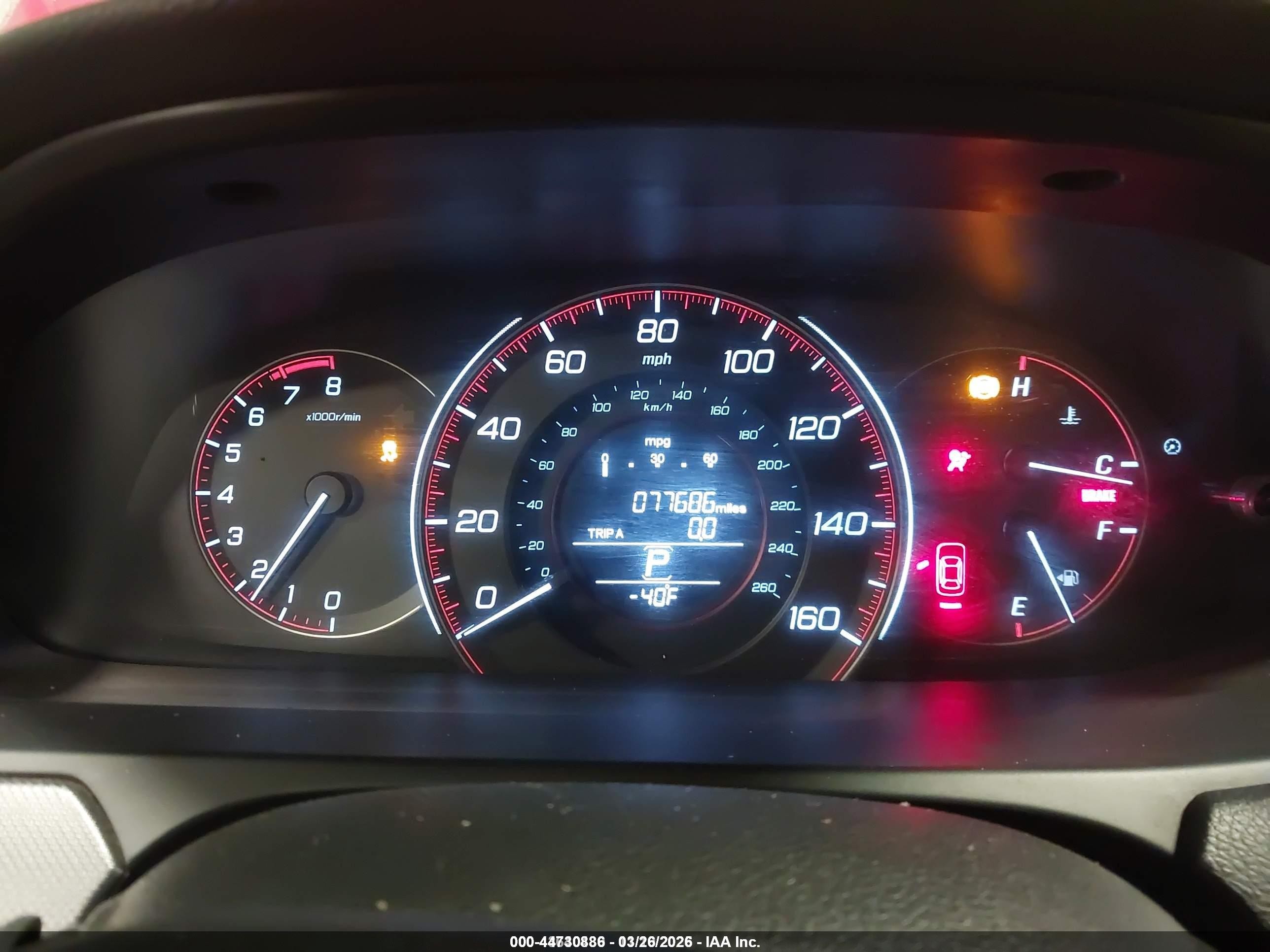 2015 Honda Accord Lx-s Red vin: 1HGCT1B31FA002023