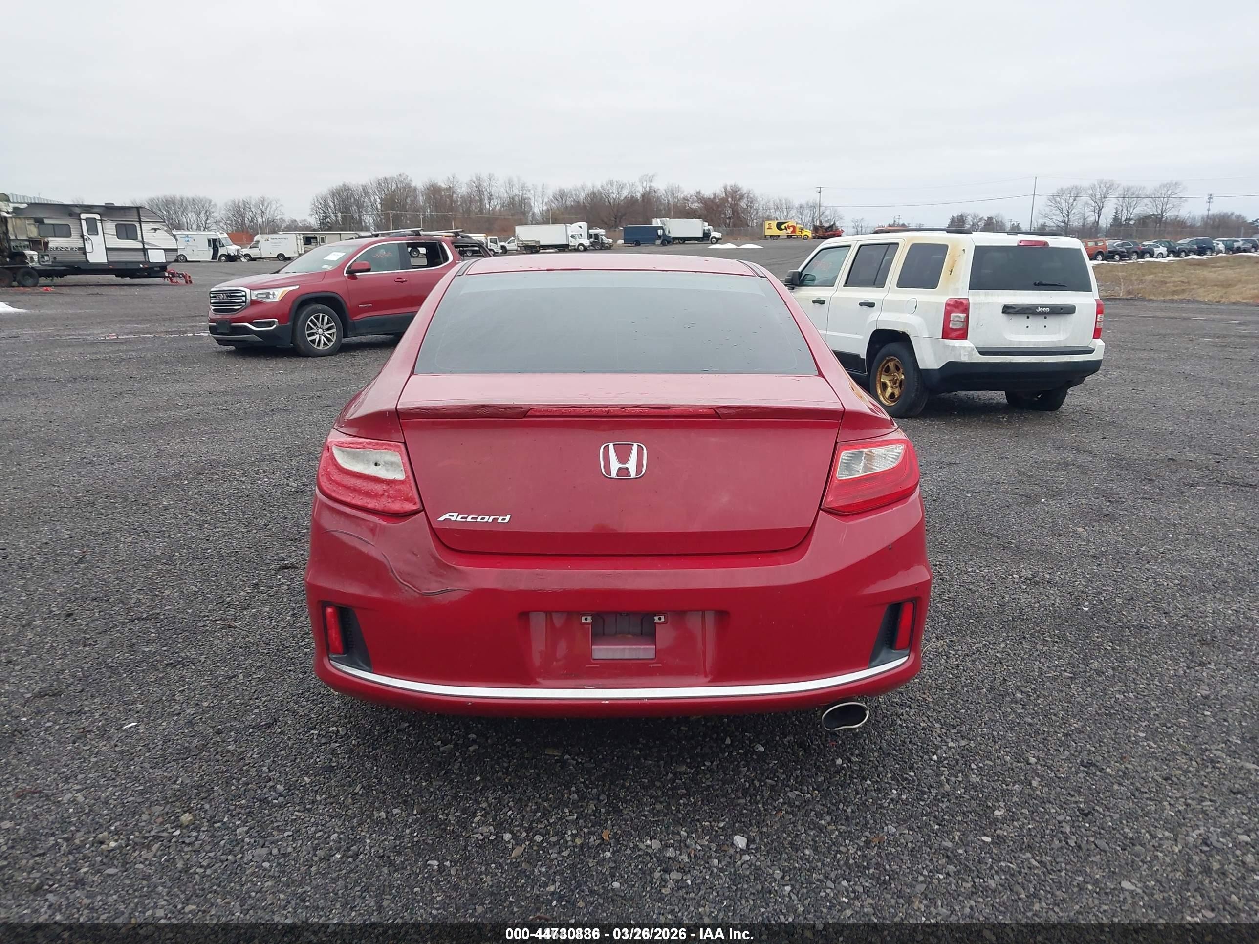 2015 Honda Accord Lx-s Red vin: 1HGCT1B31FA002023