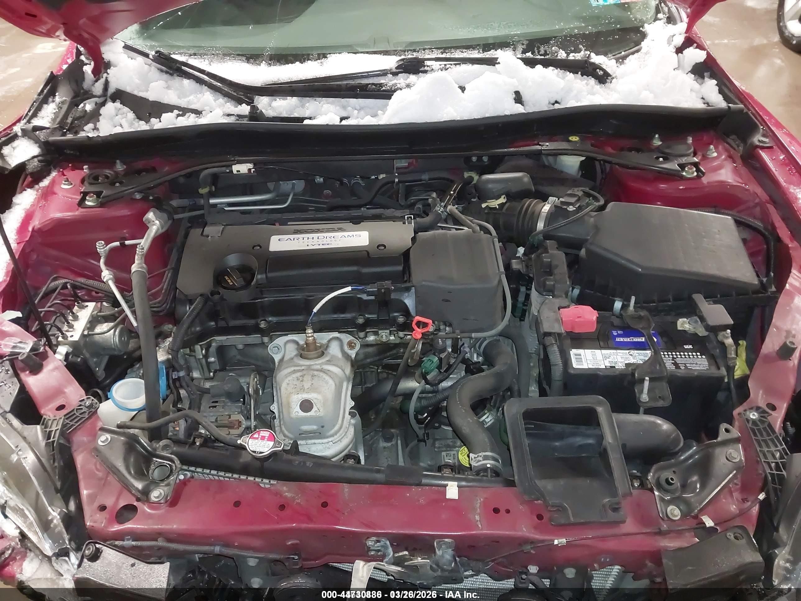 2015 Honda Accord Lx-s Red vin: 1HGCT1B31FA002023
