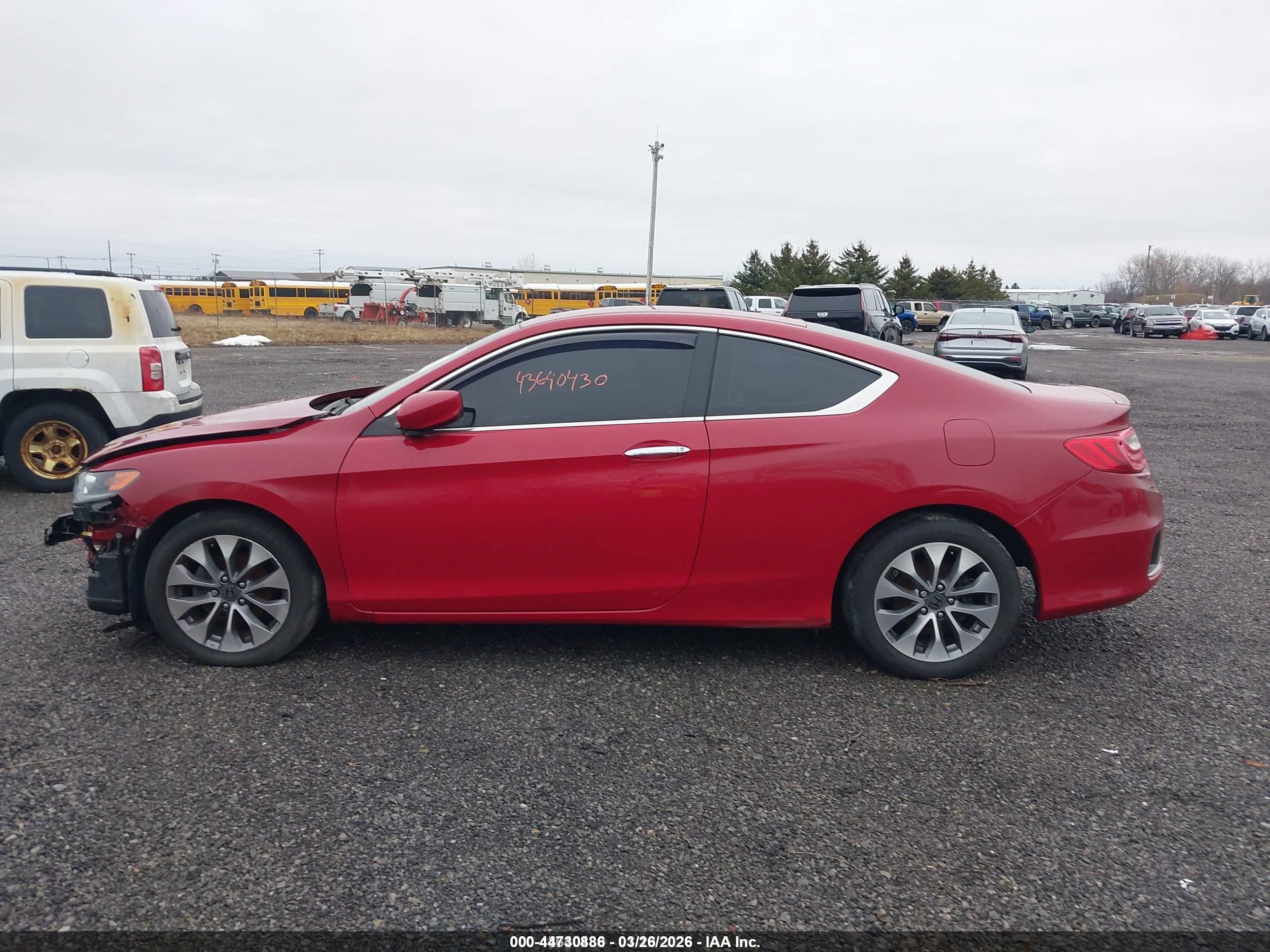 2015 Honda Accord Lx-s Red vin: 1HGCT1B31FA002023