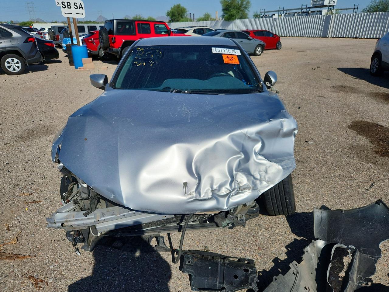2015 Honda Accord Lx-s Silver vin: 1HGCT1B31FA005875