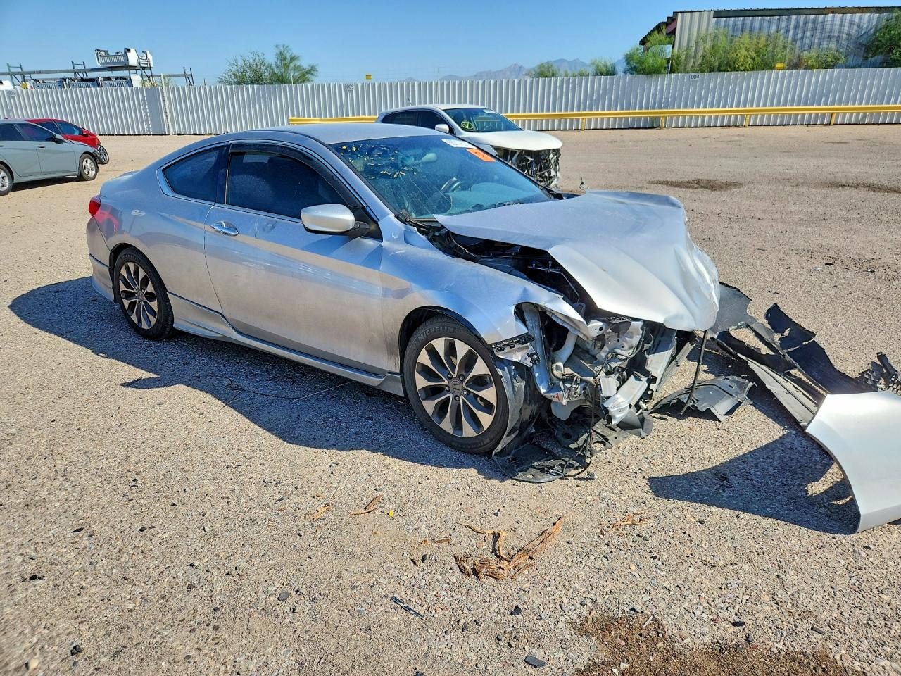 2015 Honda Accord Lx-s Silver vin: 1HGCT1B31FA005875