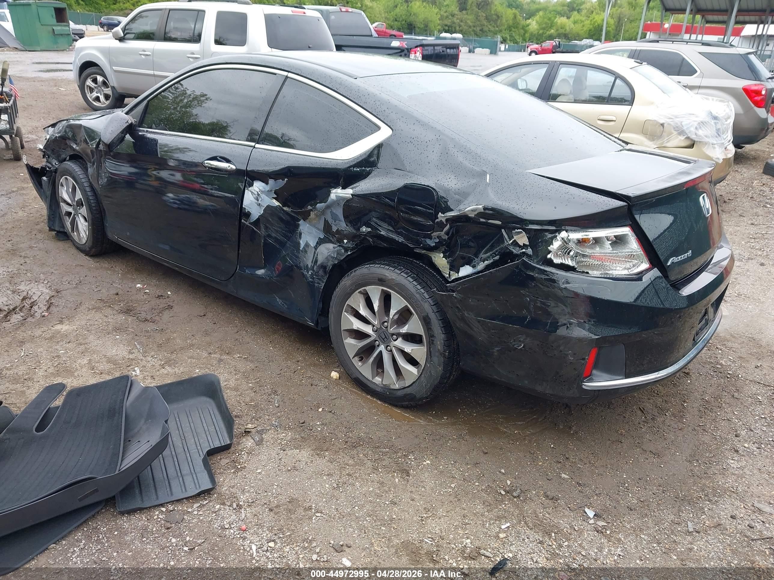 2015 Honda Accord Lx-s Black vin: 1HGCT1B31FA011322