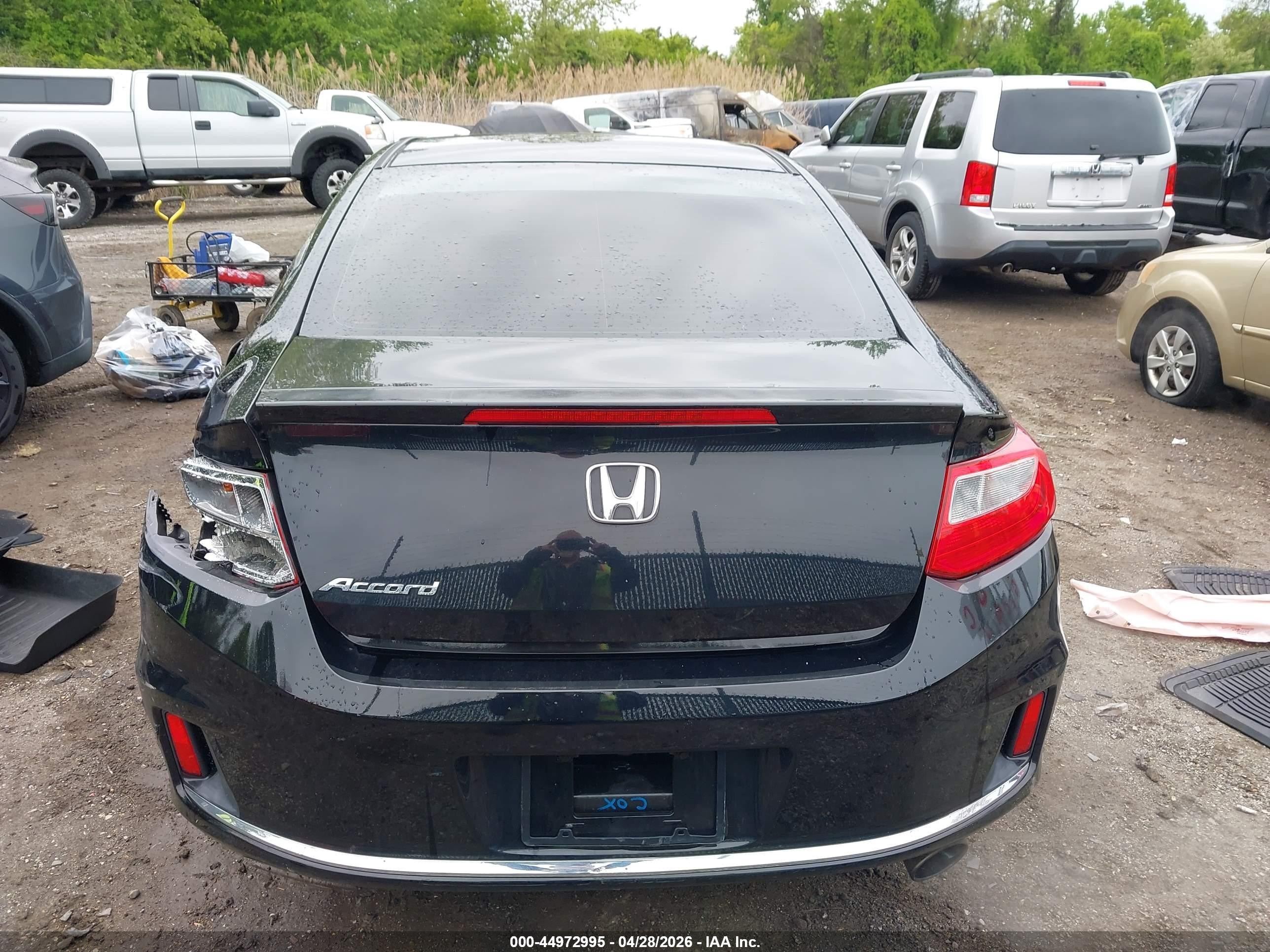 2015 Honda Accord Lx-s Black vin: 1HGCT1B31FA011322
