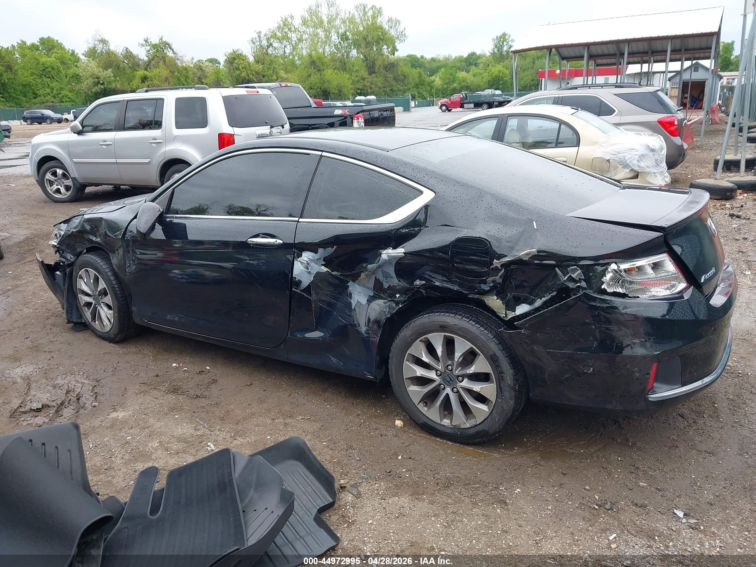 2015 Honda Accord Lx-s Black vin: 1HGCT1B31FA011322