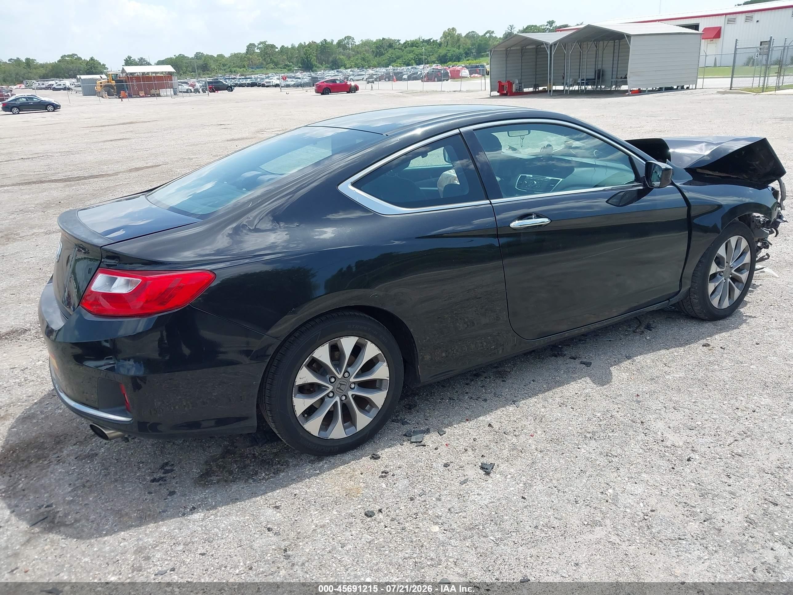 2015 Honda Accord Lx-s Черный vin: 1HGCT1B31FA013698