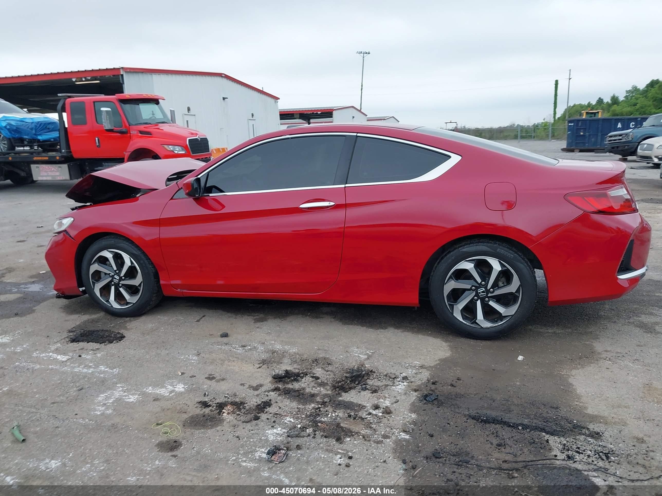 2016 Honda Accord Lx-s Red vin: 1HGCT1B31GA010897
