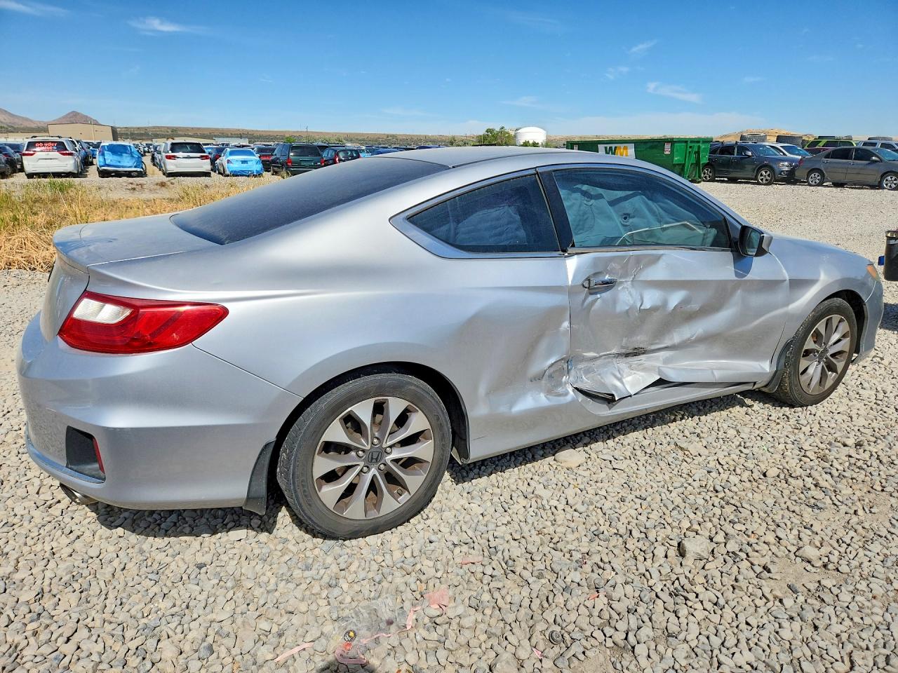2013 Honda Accord Lx-s Silver vin: 1HGCT1B32DA002190