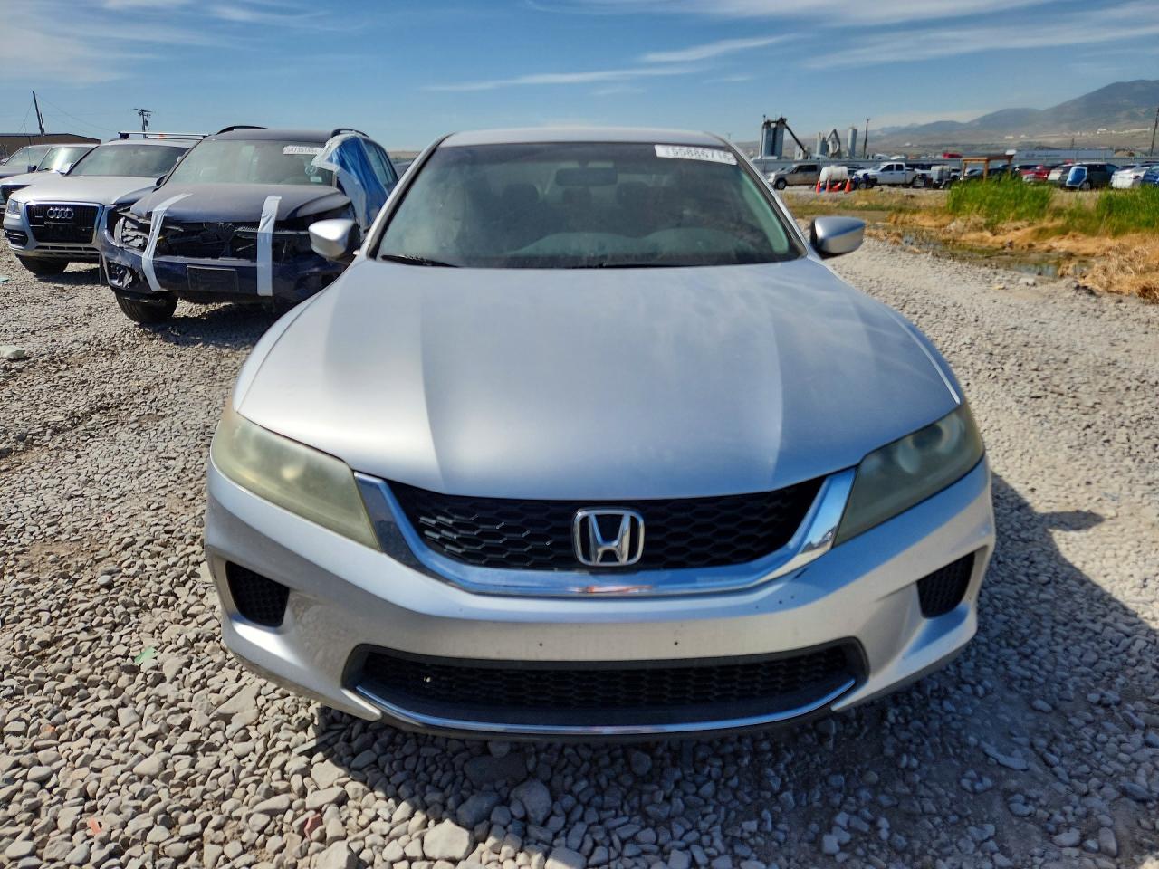 2013 Honda Accord Lx-s Silver vin: 1HGCT1B32DA002190