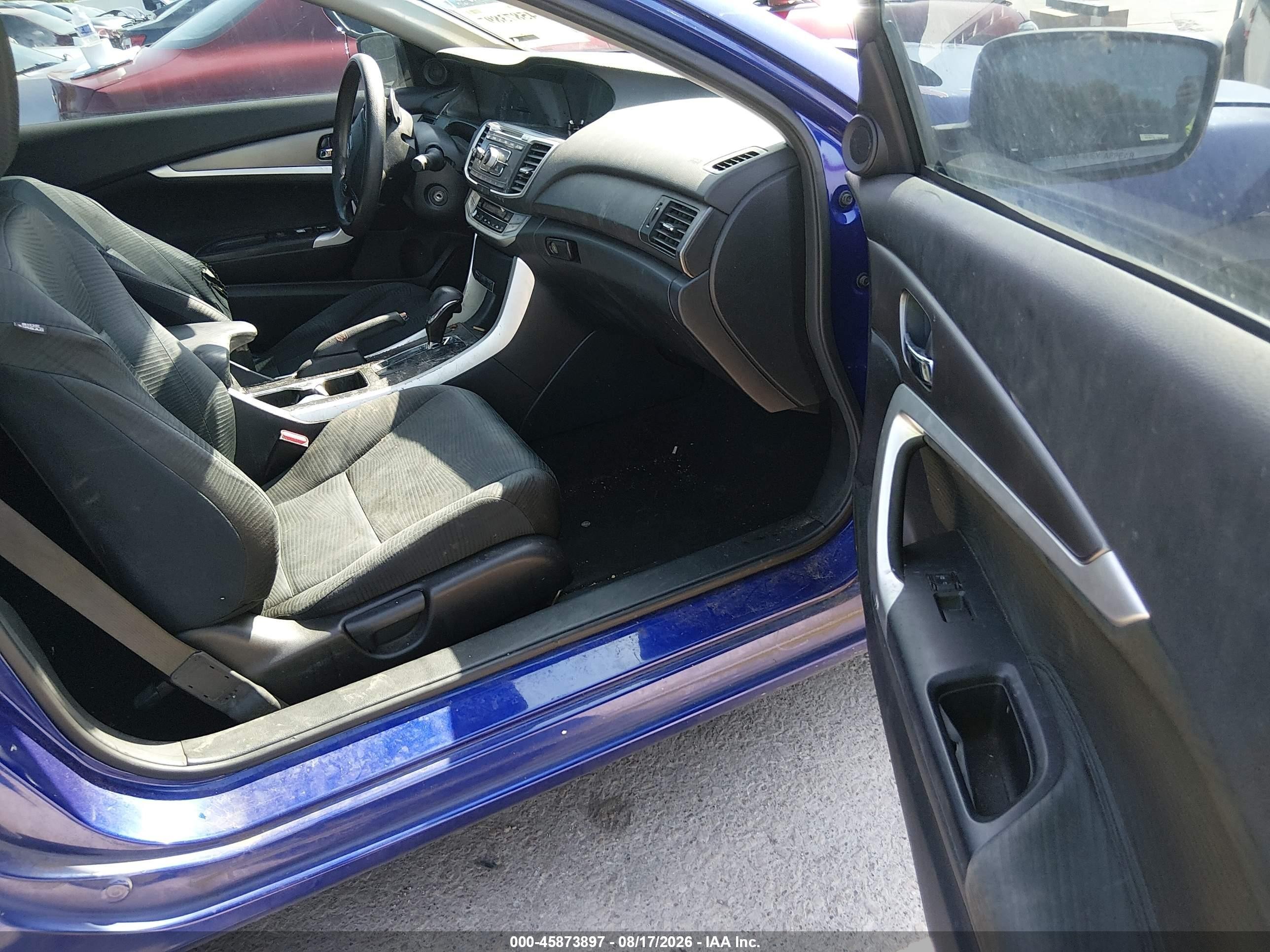 2014 Honda Accord Lx-s Blue vin: 1HGCT1B32EA005592