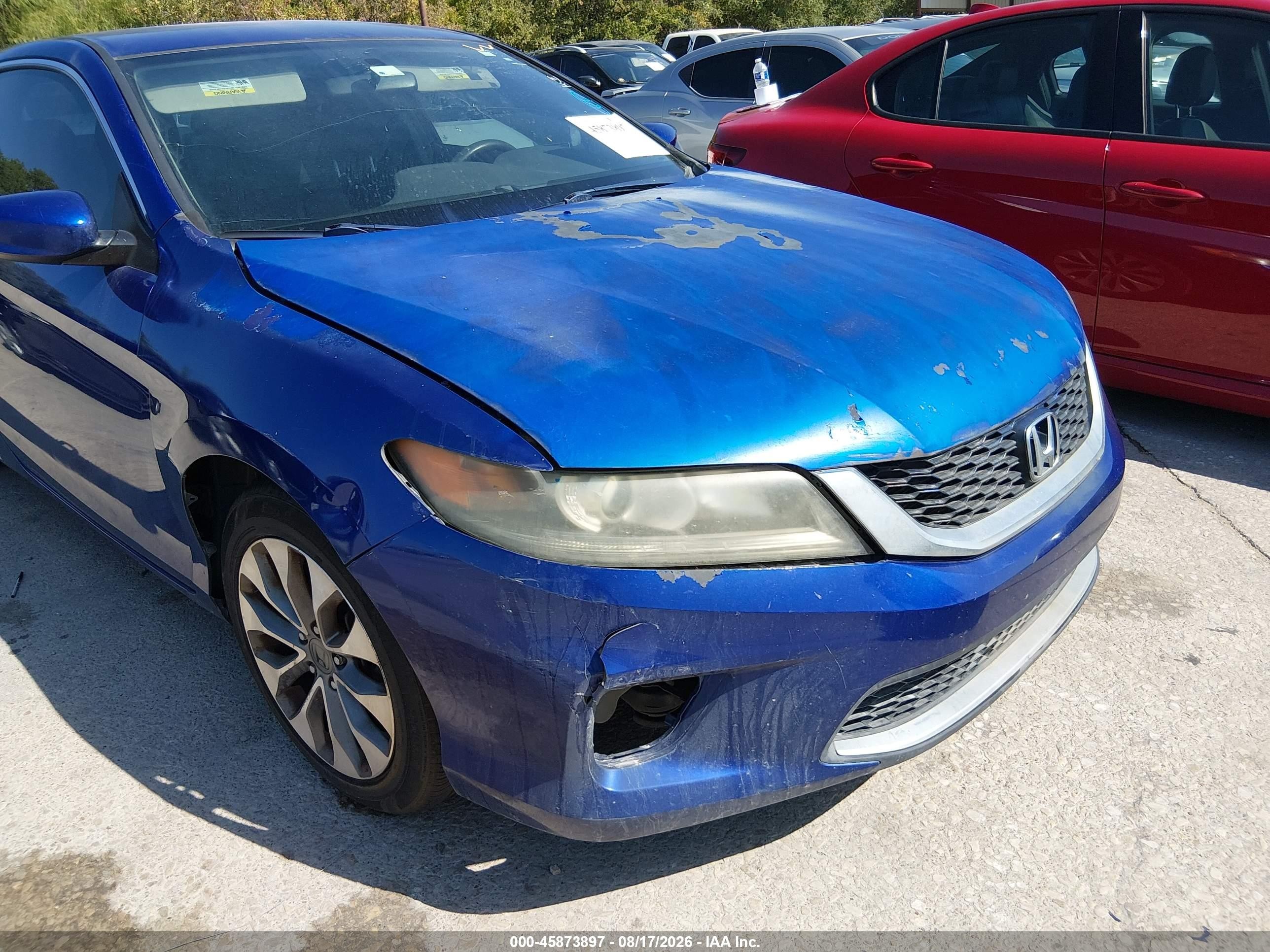 2014 Honda Accord Lx-s Blue vin: 1HGCT1B32EA005592