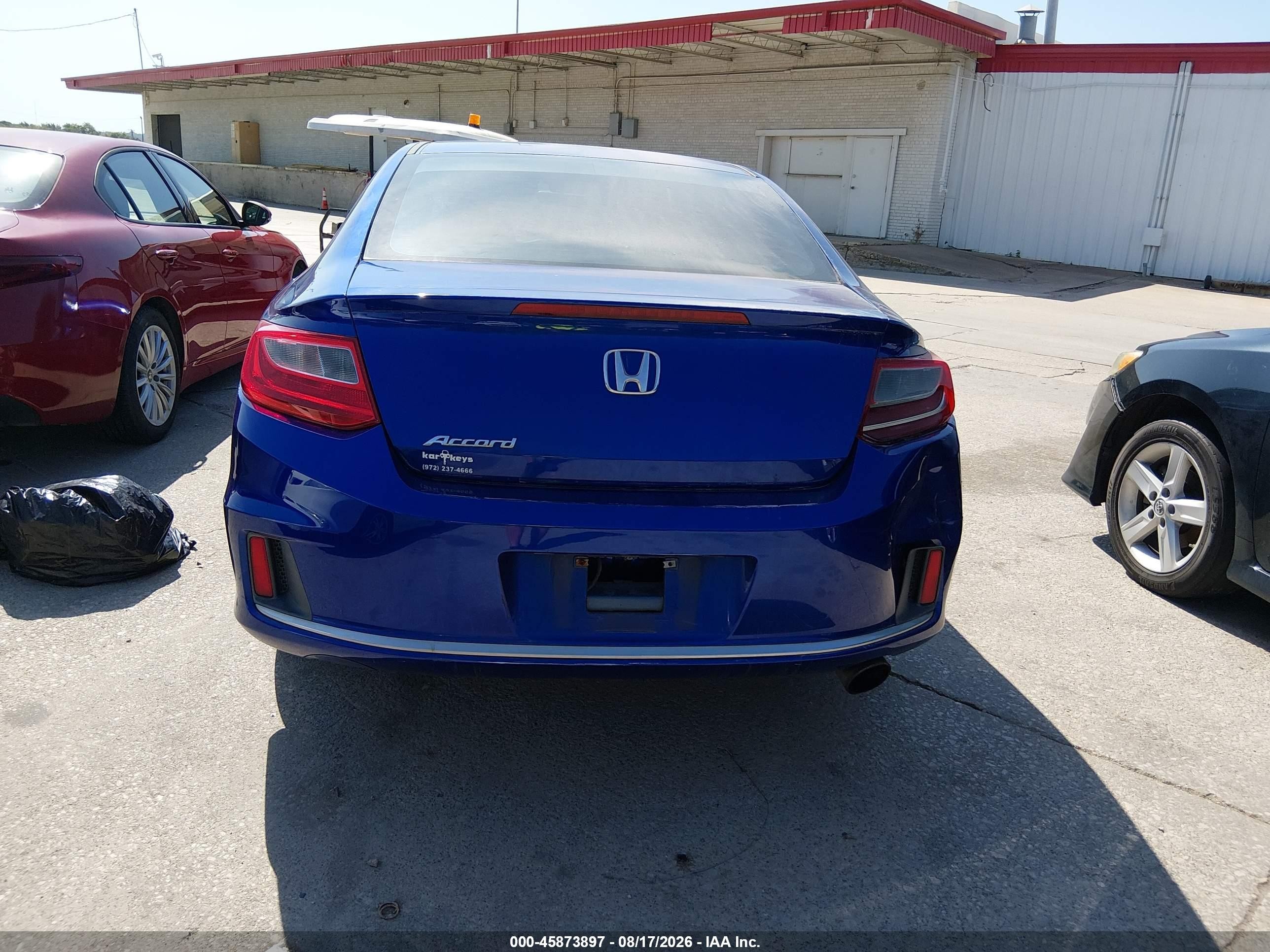 2014 Honda Accord Lx-s Blue vin: 1HGCT1B32EA005592
