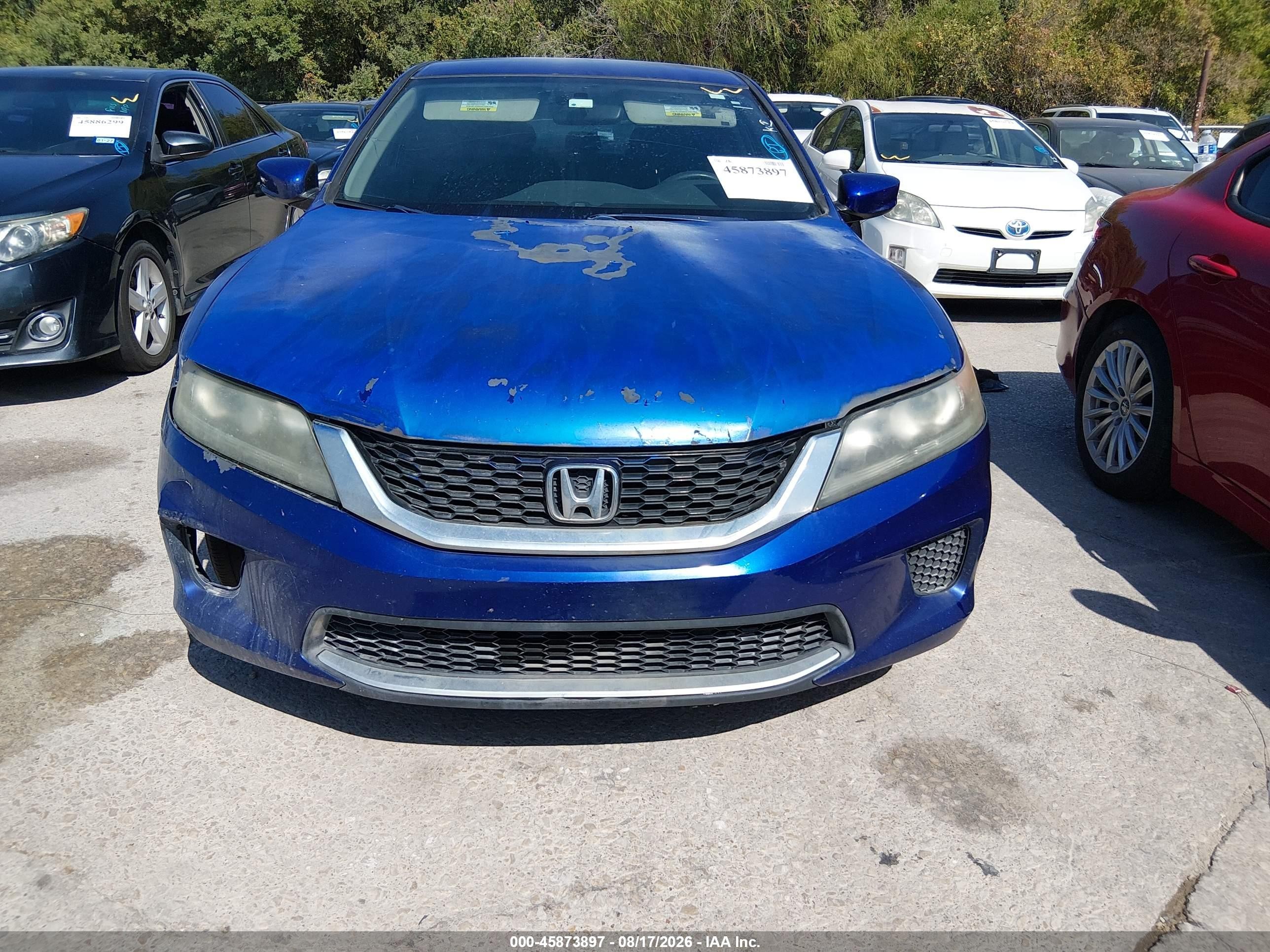 2014 Honda Accord Lx-s Blue vin: 1HGCT1B32EA005592