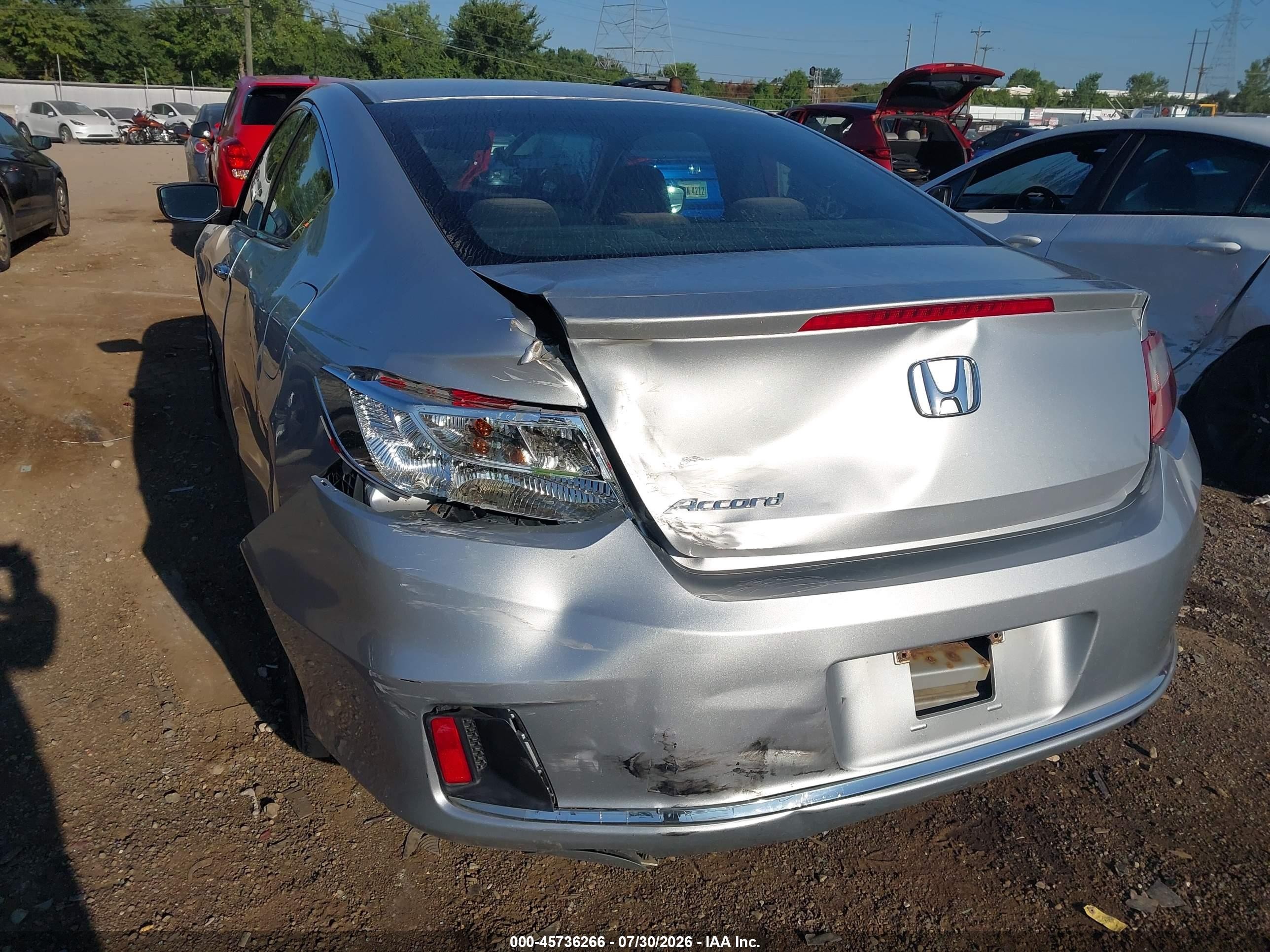 2013 Honda Accord Lx-s Silver vin: 1HGCT1B33DA003381