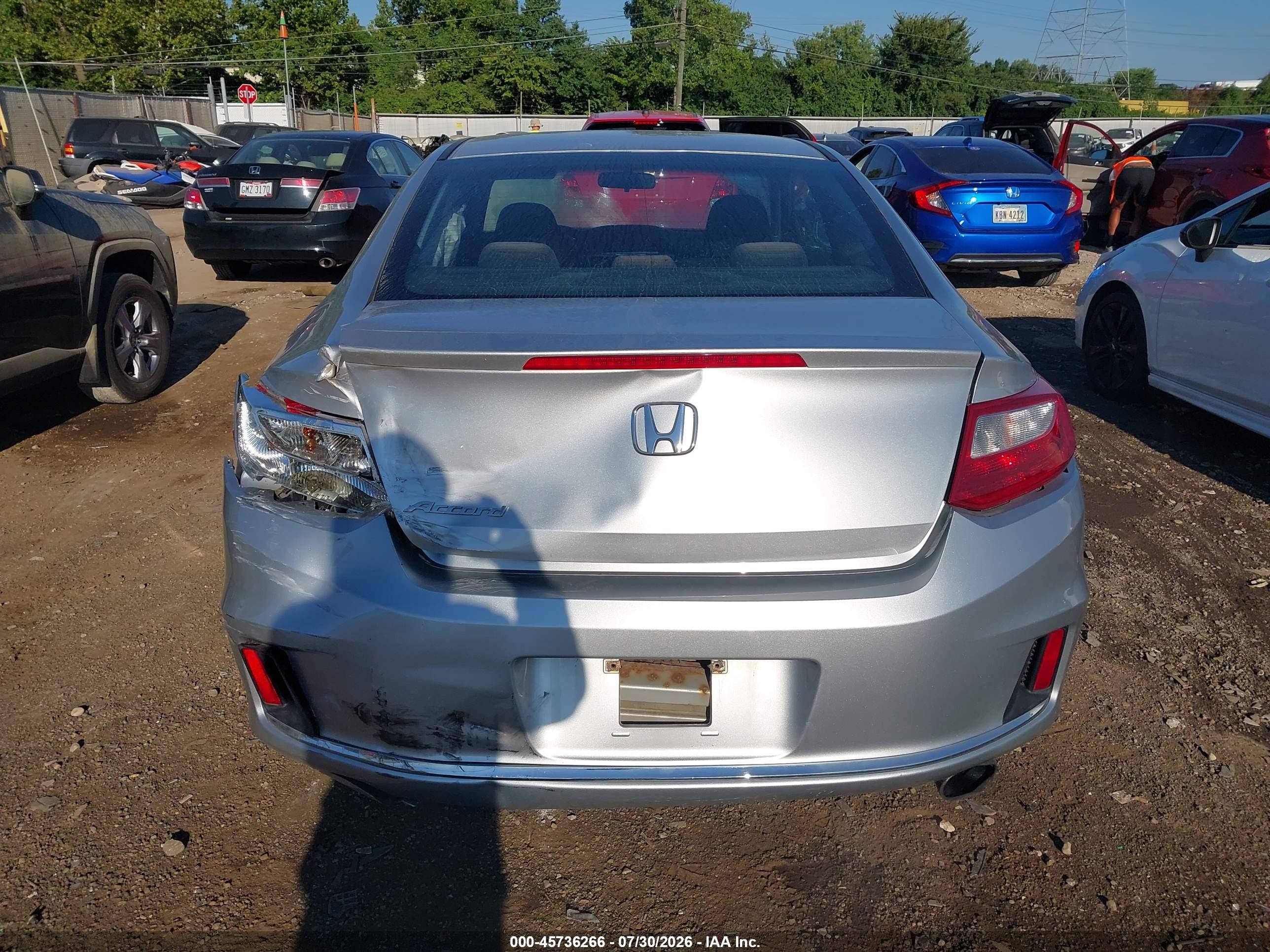 2013 Honda Accord Lx-s Silver vin: 1HGCT1B33DA003381