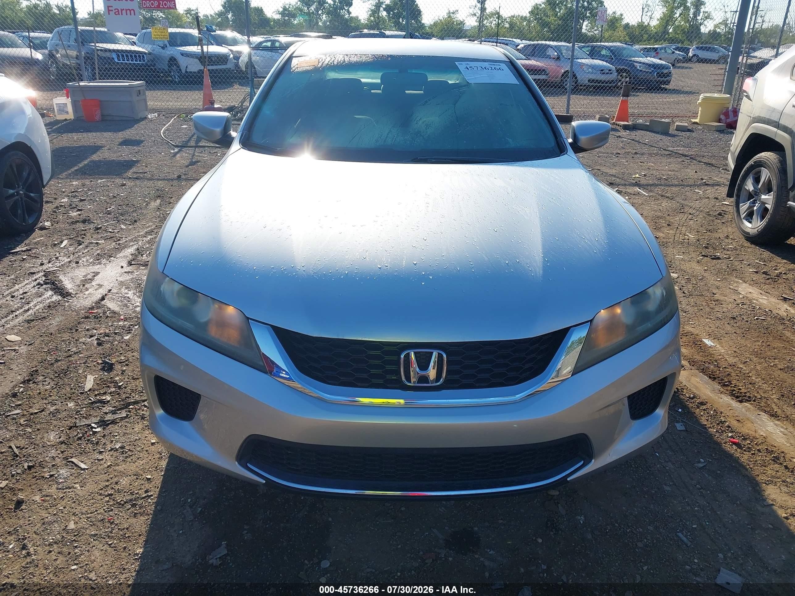 2013 Honda Accord Lx-s Silver vin: 1HGCT1B33DA003381