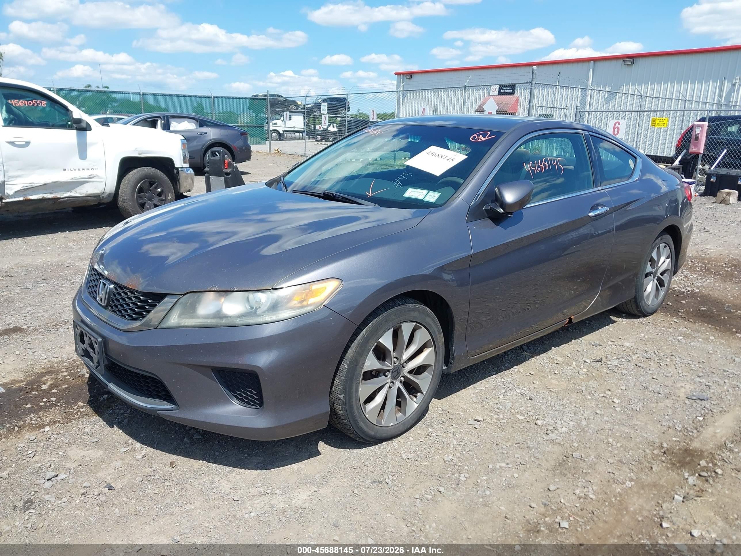 2013 Honda Accord Lx-s Gray vin: 1HGCT1B33DA024425