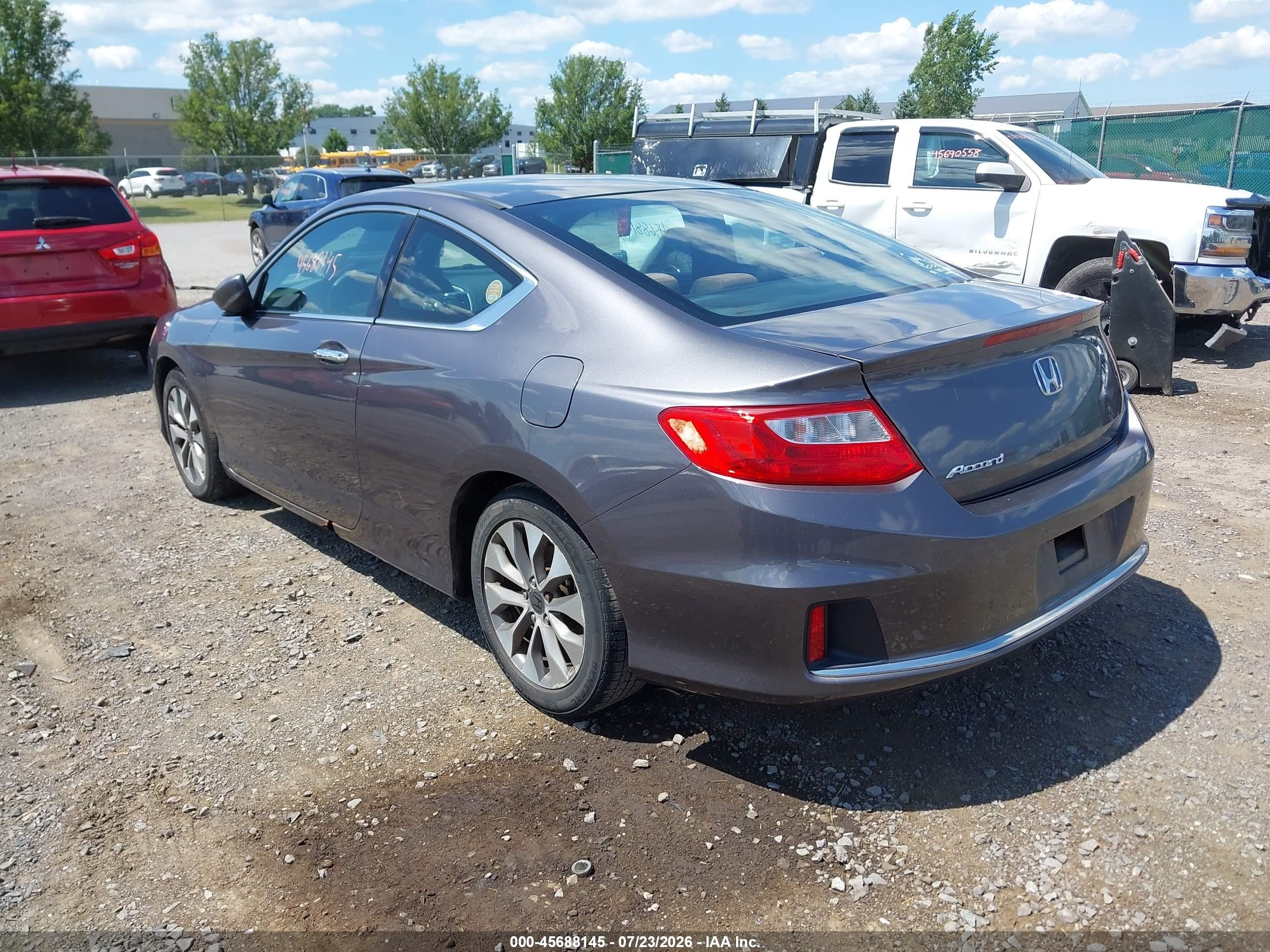 2013 Honda Accord Lx-s Gray vin: 1HGCT1B33DA024425