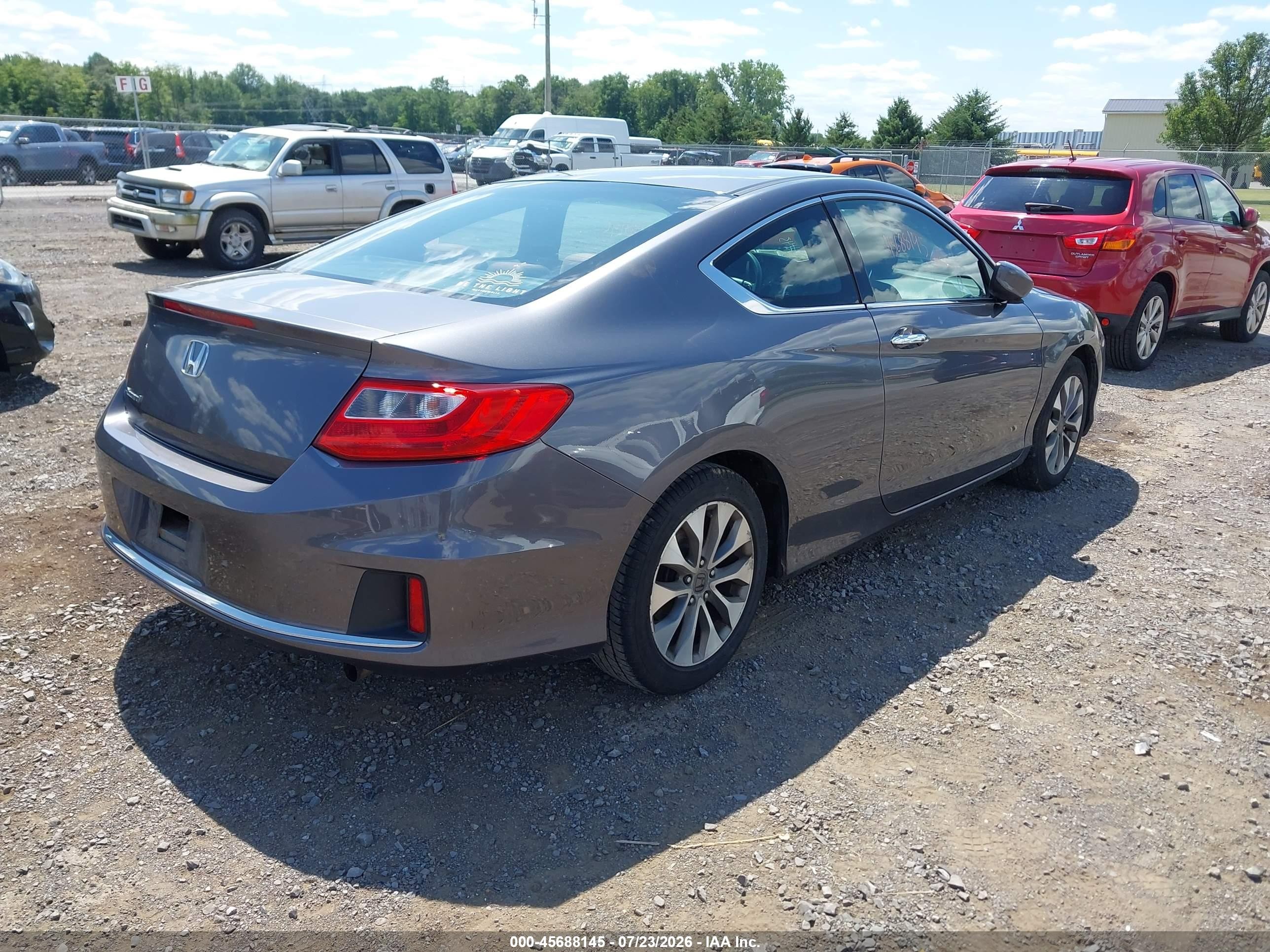 2013 Honda Accord Lx-s Gray vin: 1HGCT1B33DA024425