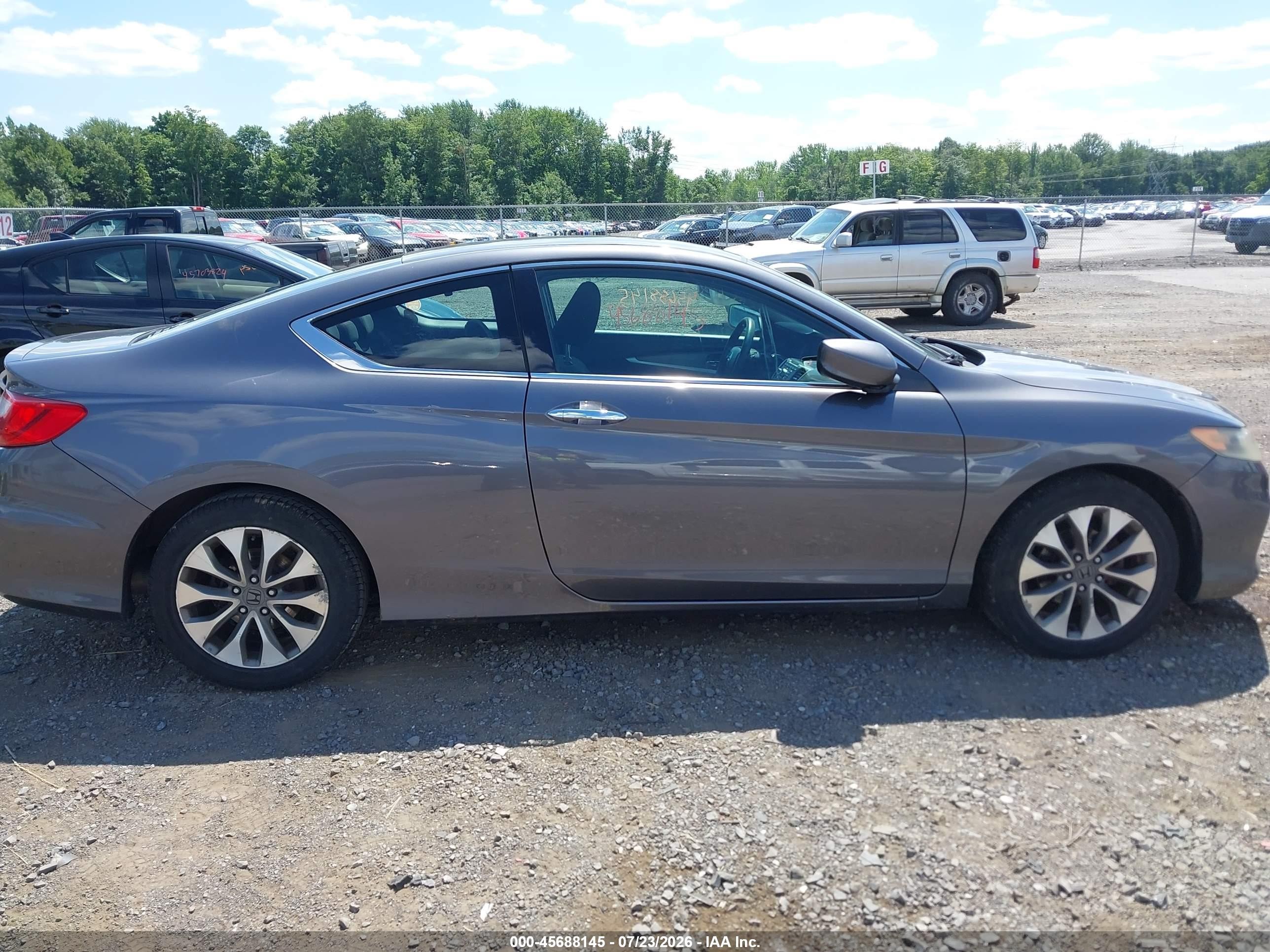 2013 Honda Accord Lx-s Gray vin: 1HGCT1B33DA024425