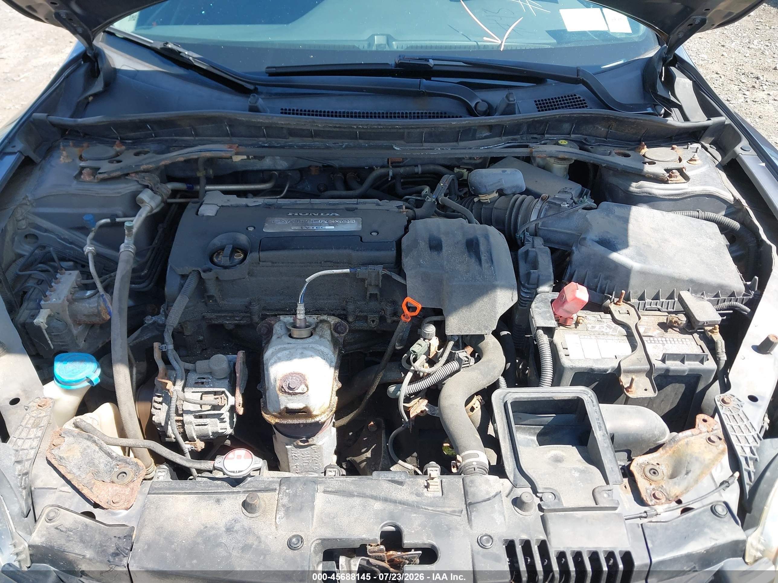 2013 Honda Accord Lx-s Gray vin: 1HGCT1B33DA024425