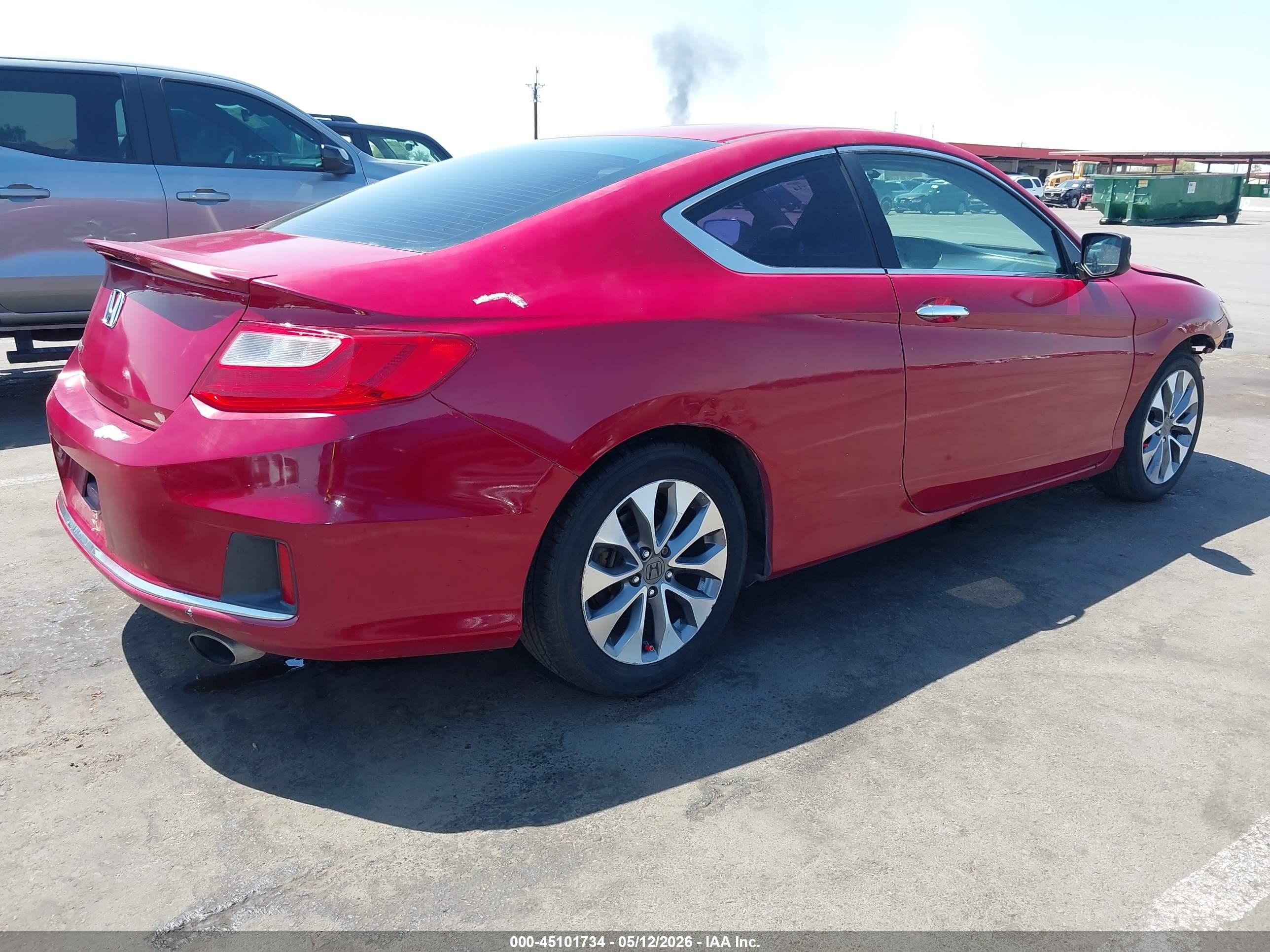 2014 Honda Accord Lx-s Red vin: 1HGCT1B33EA007884
