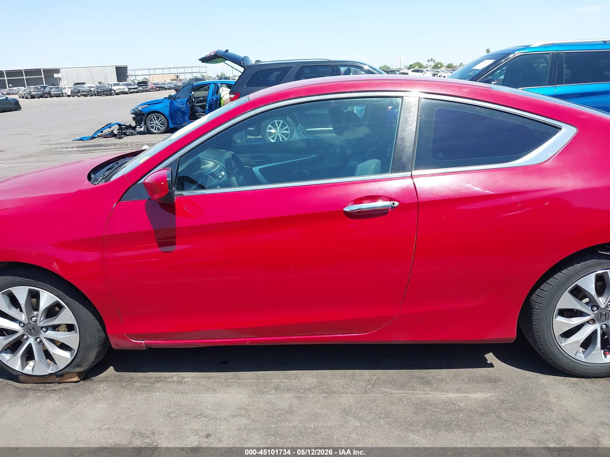2014 Honda Accord Lx-s Red vin: 1HGCT1B33EA007884