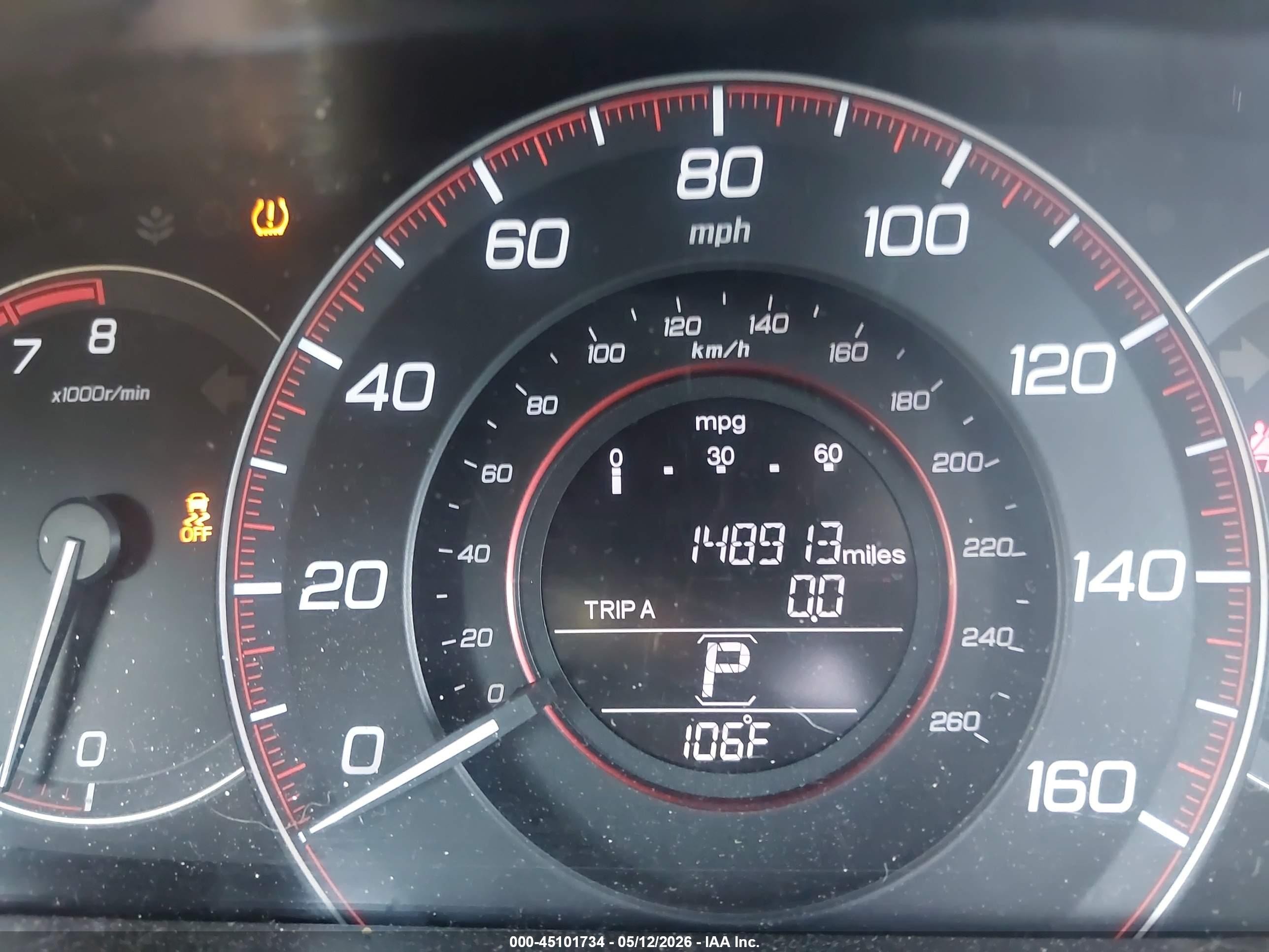 2014 Honda Accord Lx-s Red vin: 1HGCT1B33EA007884