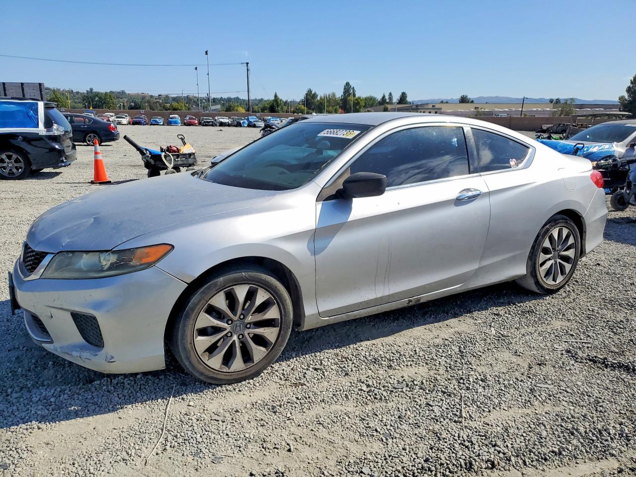 2014 Honda Accord Lx-s Silver vin: 1HGCT1B33EA016312