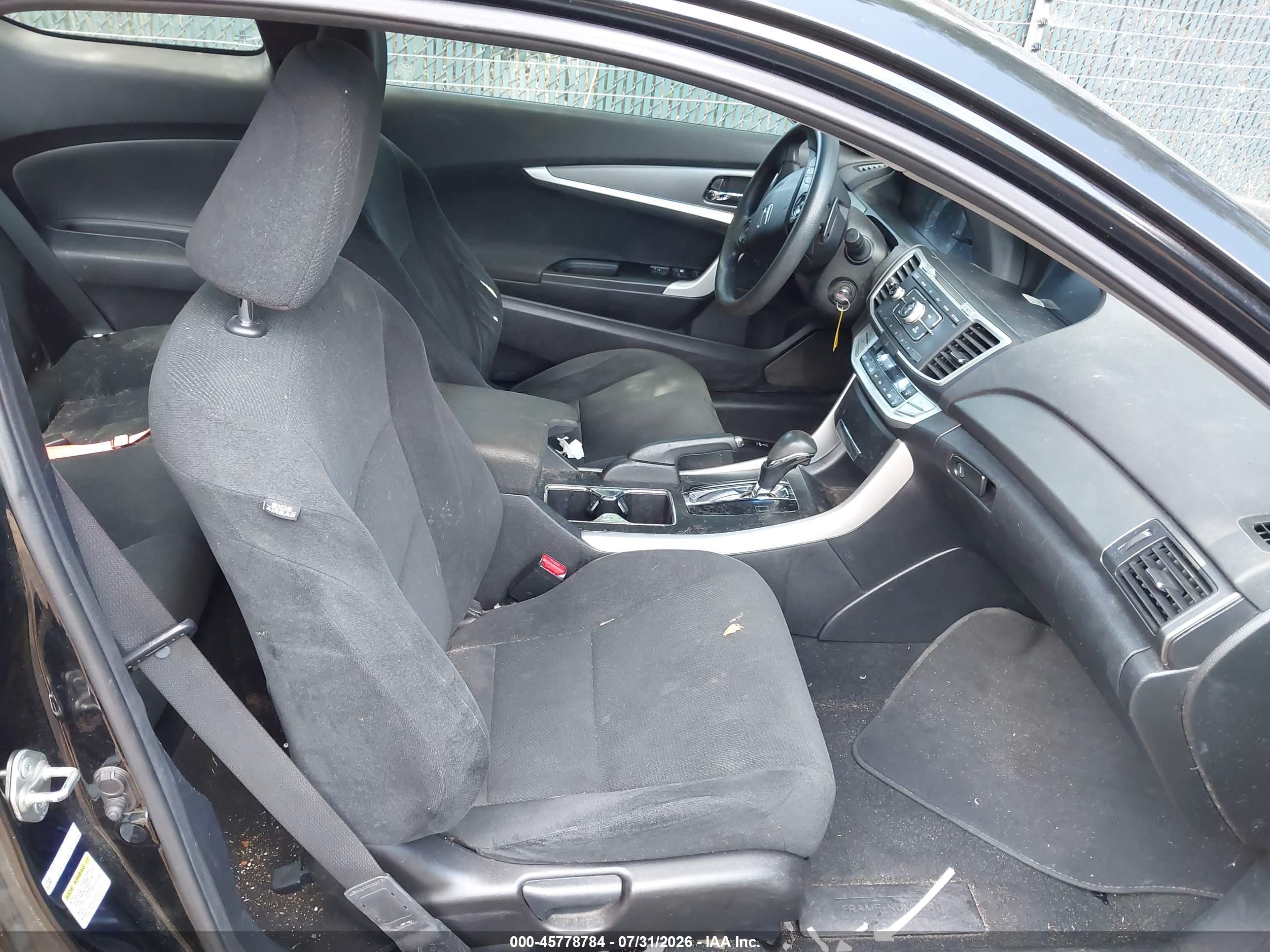 2013 Honda Accord Lx-s Black vin: 1HGCT1B34DA001283
