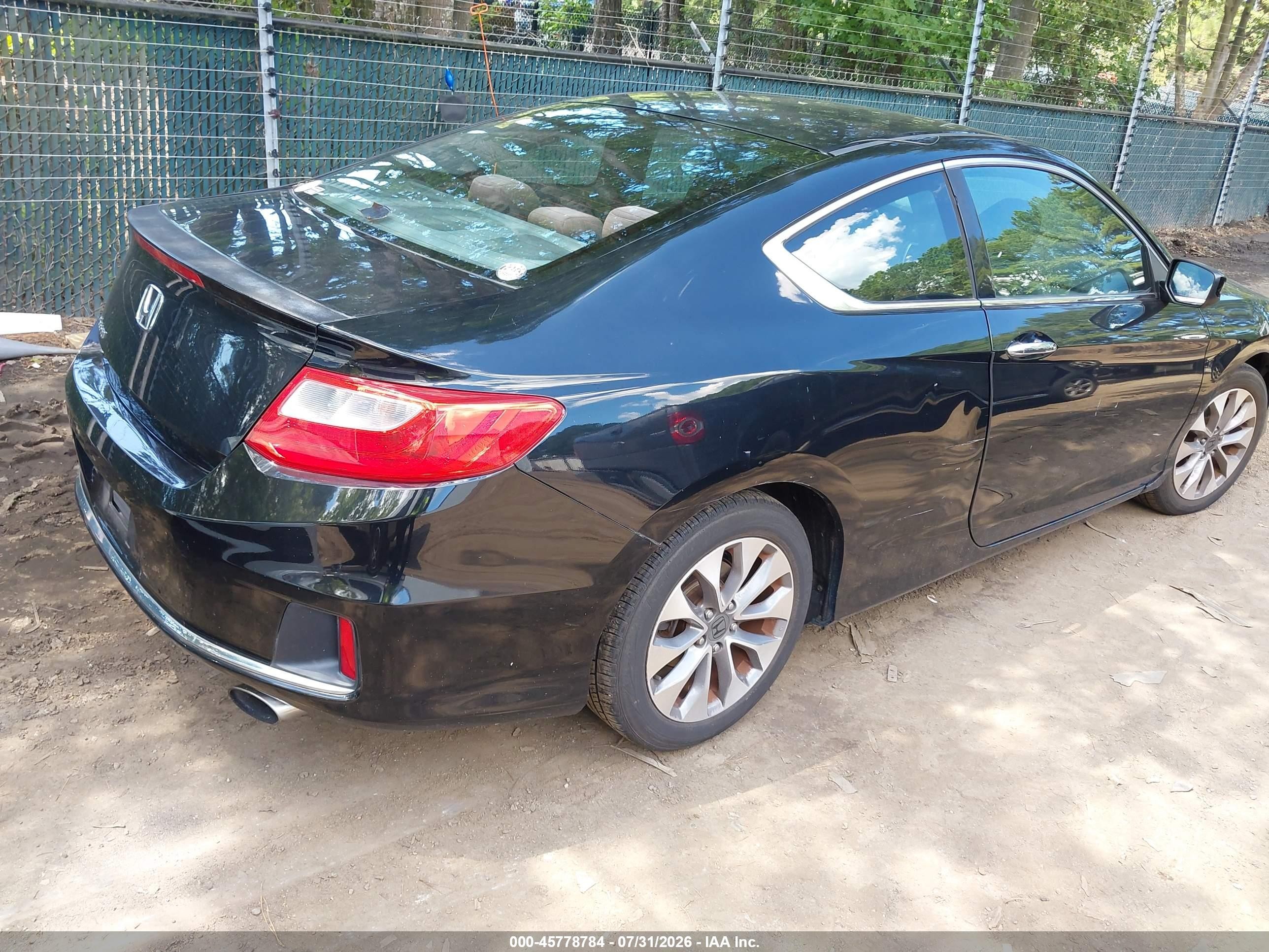 2013 Honda Accord Lx-s Black vin: 1HGCT1B34DA001283