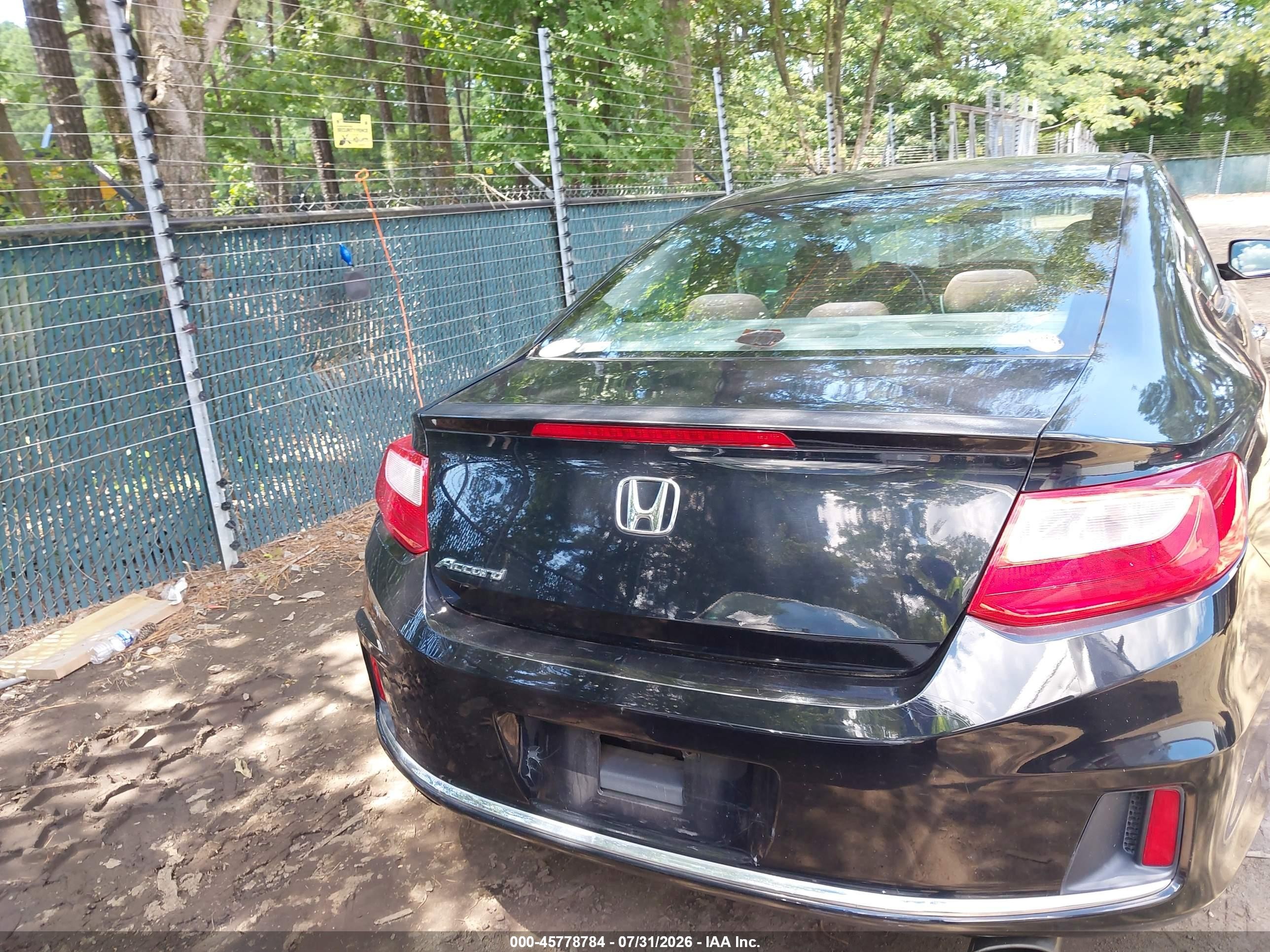 2013 Honda Accord Lx-s Black vin: 1HGCT1B34DA001283