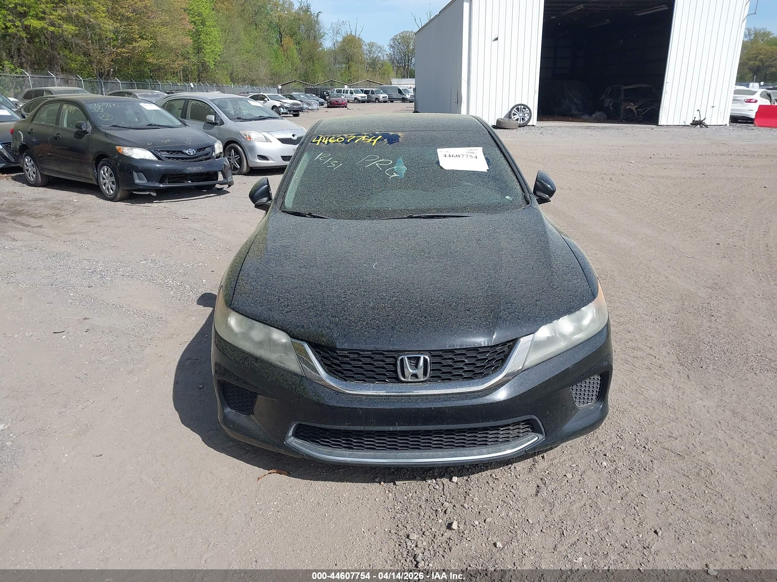 2013 Honda Accord Lx-s Black vin: 1HGCT1B34DA009237