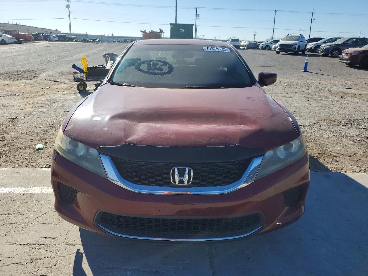 2014 Honda Accord Lx-s Red vin: 1HGCT1B34EA011197