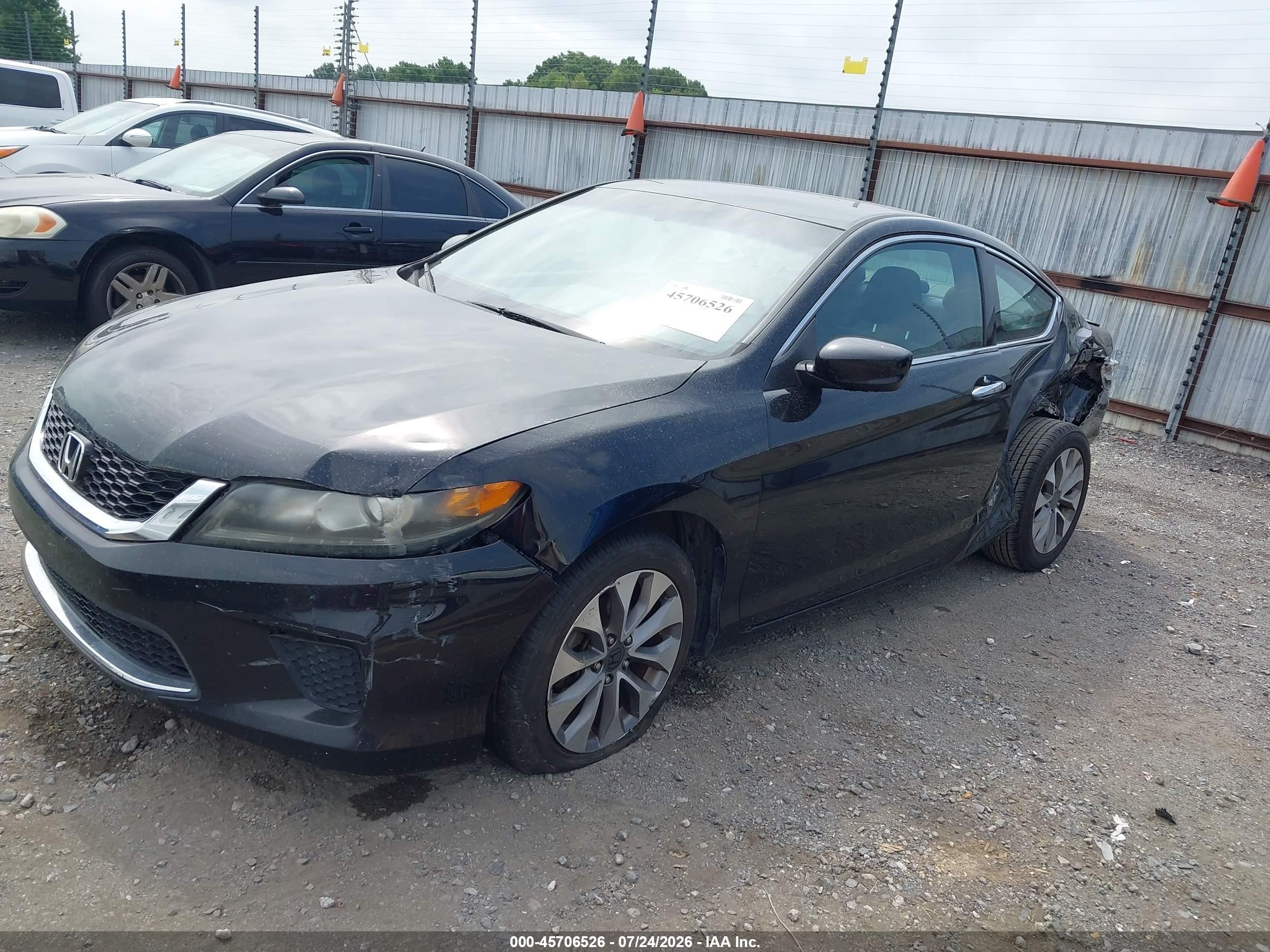 2014 Honda Accord Lx-s Black vin: 1HGCT1B34EA012141