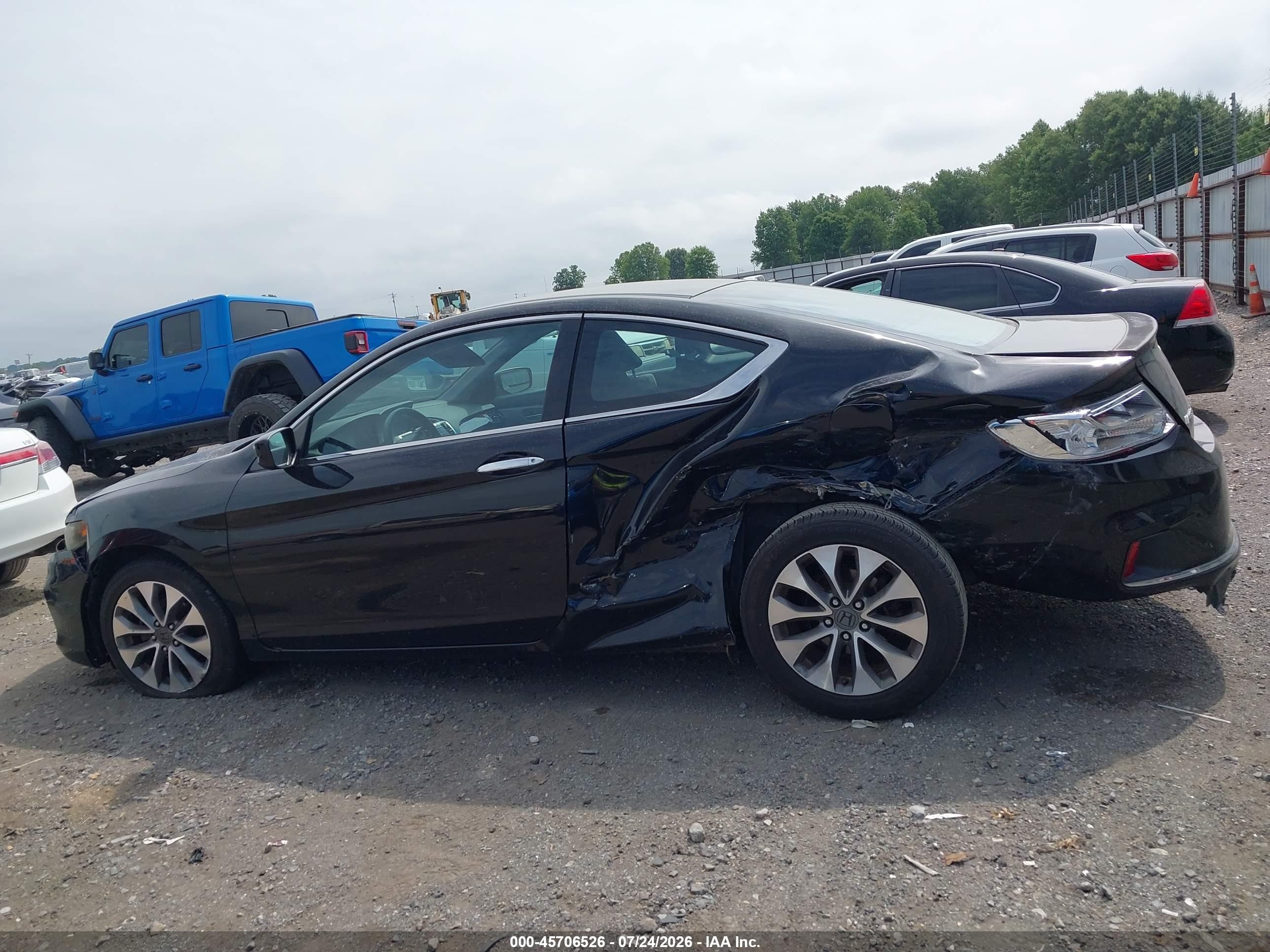 2014 Honda Accord Lx-s Black vin: 1HGCT1B34EA012141