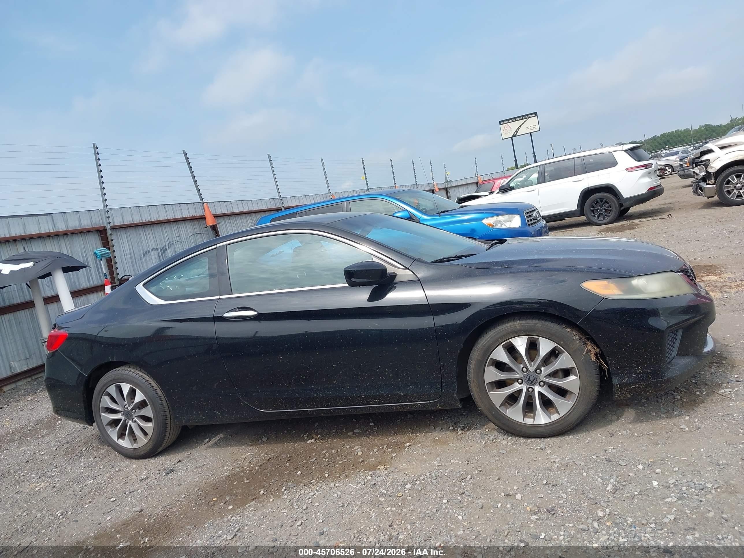 2014 Honda Accord Lx-s Black vin: 1HGCT1B34EA012141