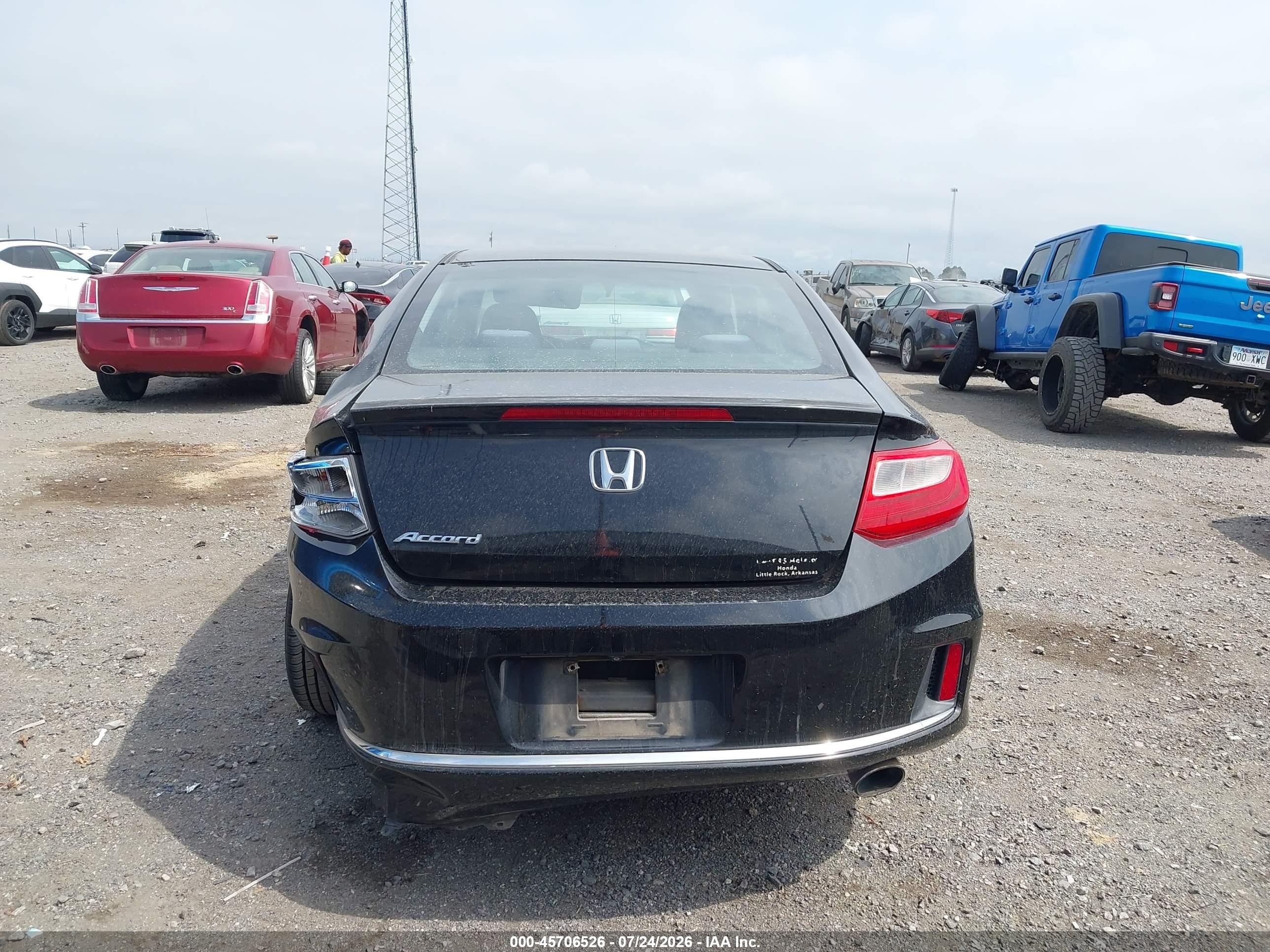 2014 Honda Accord Lx-s Black vin: 1HGCT1B34EA012141