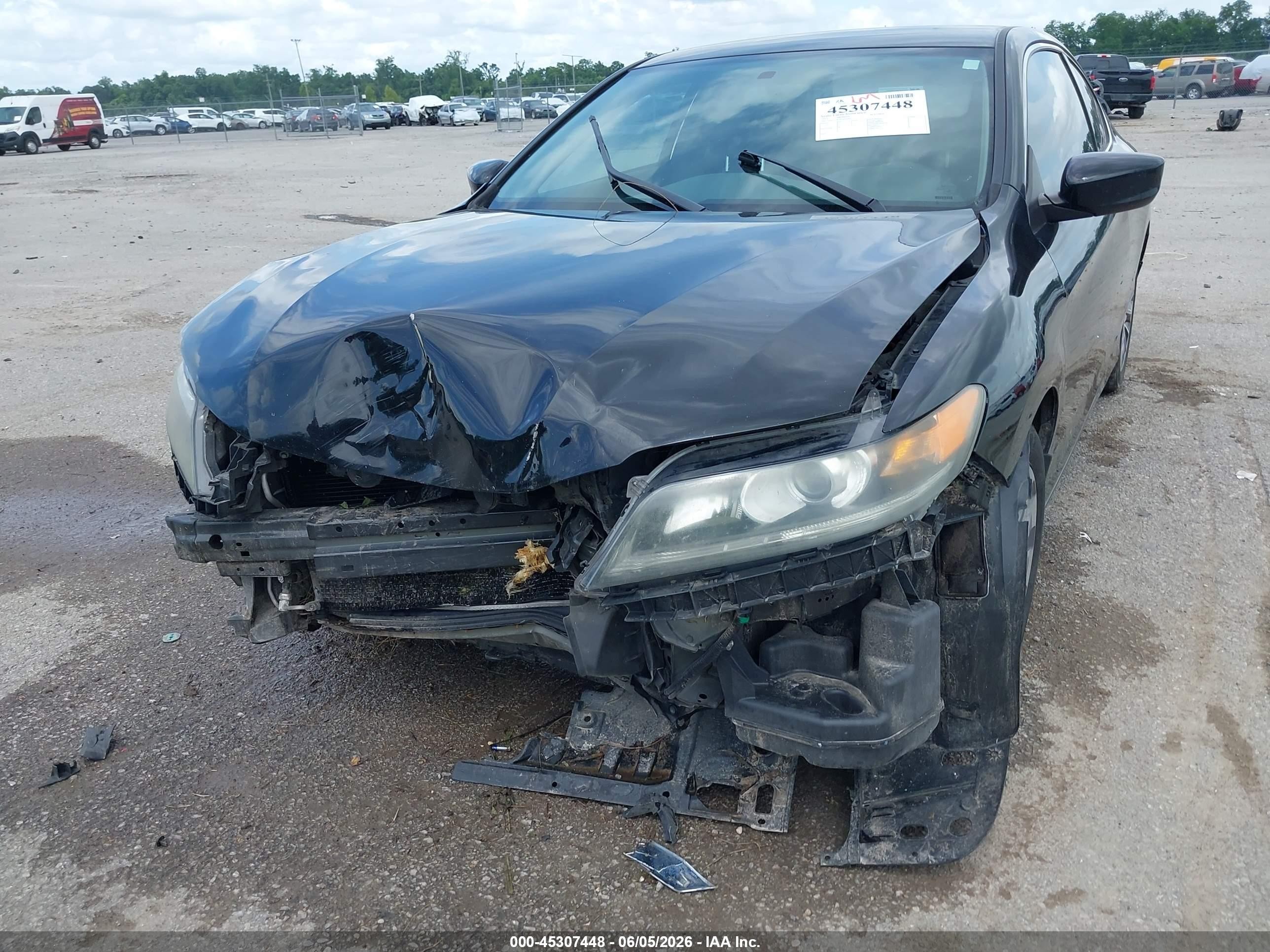 2015 Honda Accord Lx-s Black vin: 1HGCT1B34FA010441