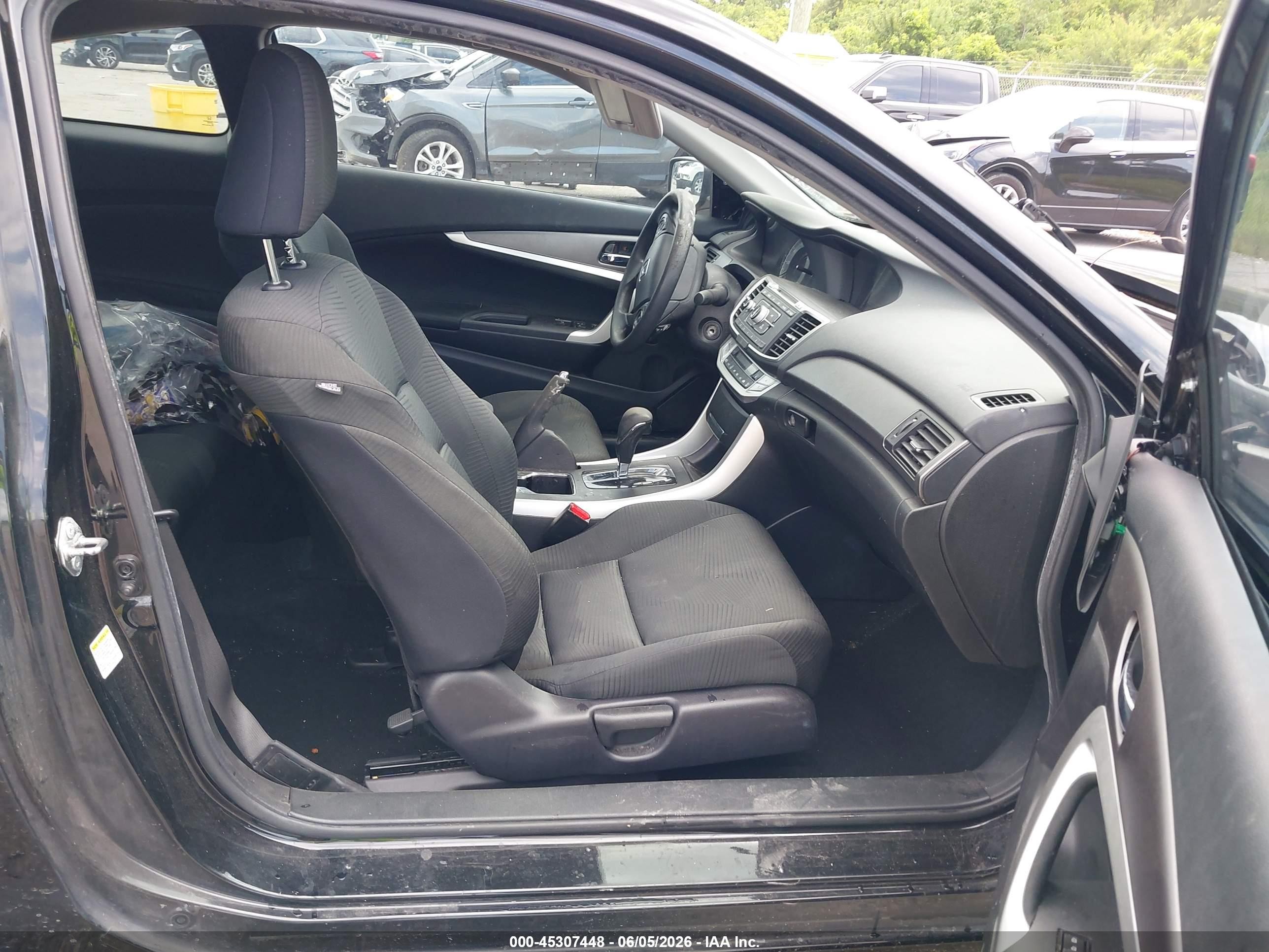 2015 Honda Accord Lx-s Black vin: 1HGCT1B34FA010441