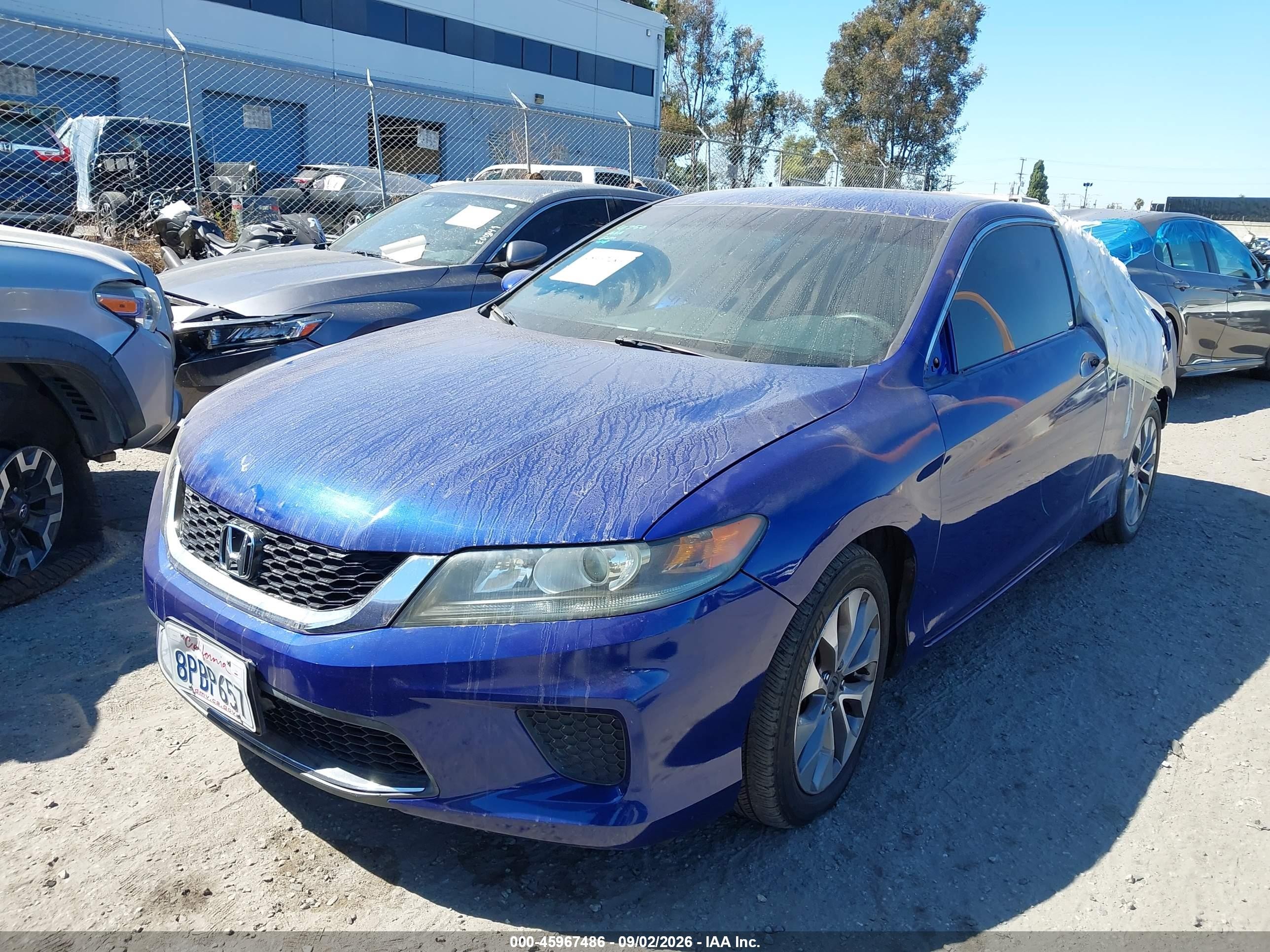 2013 Honda Accord Lx-s Синий vin: 1HGCT1B35DA002748
