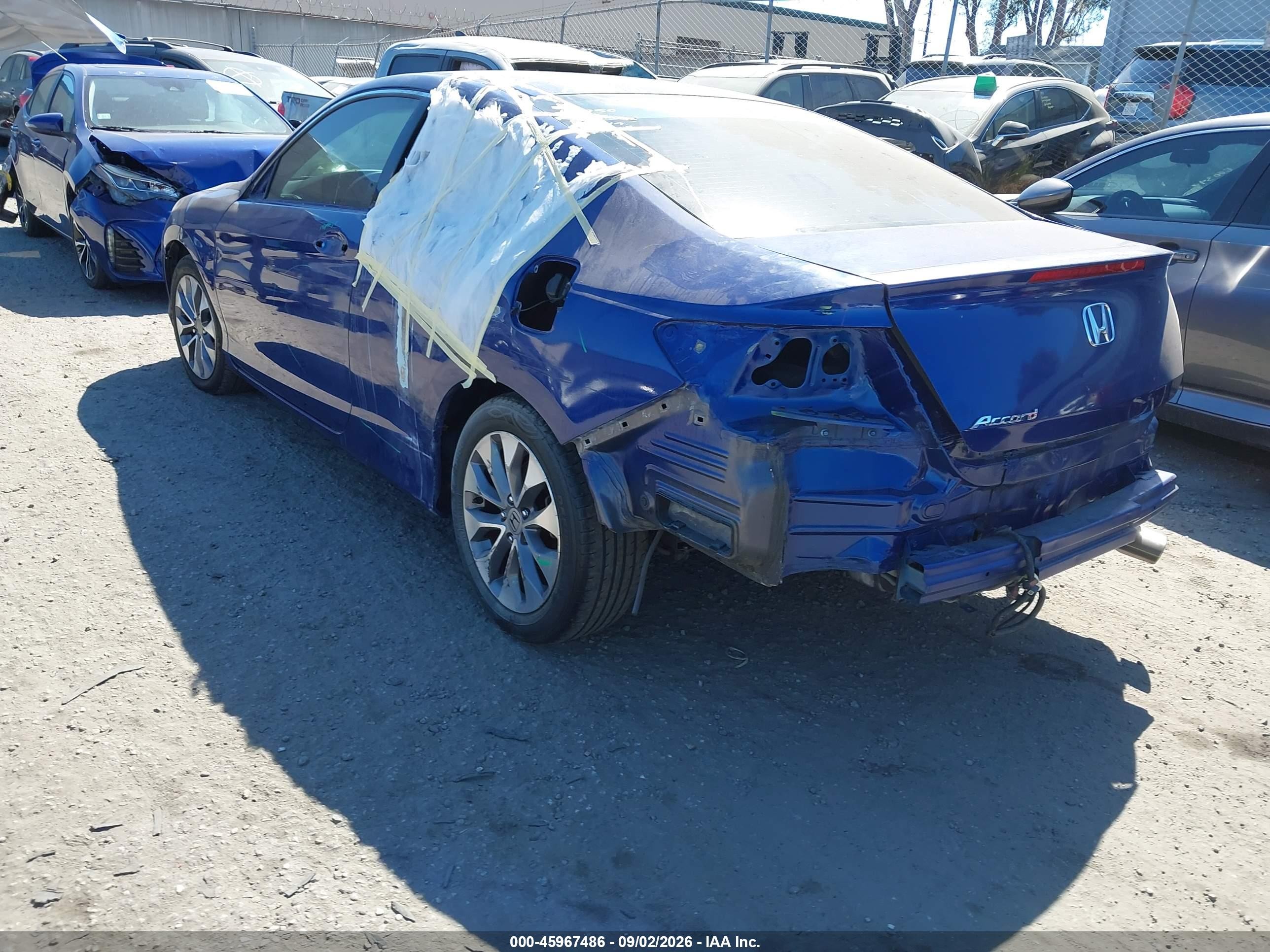 2013 Honda Accord Lx-s Синий vin: 1HGCT1B35DA002748