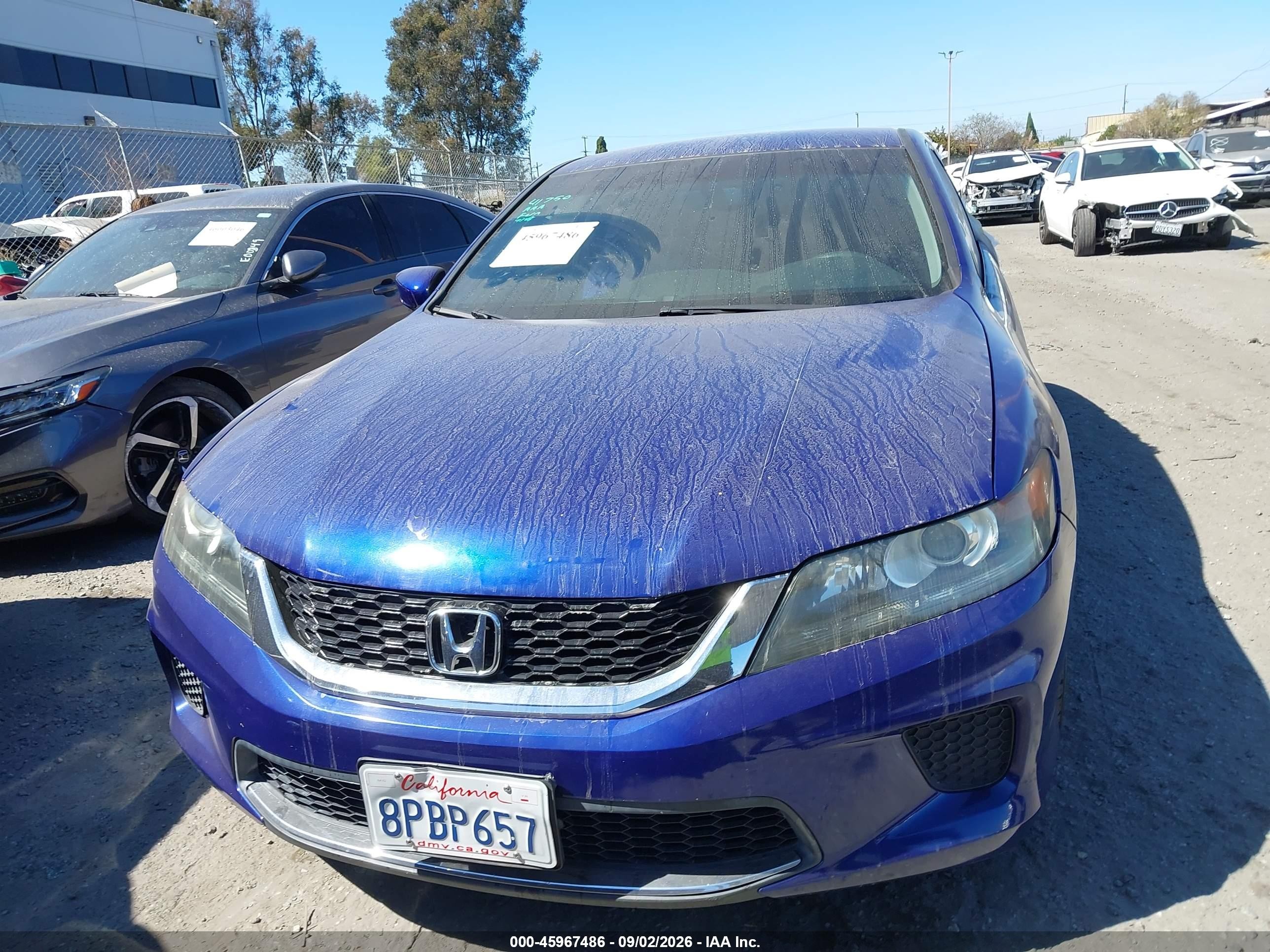 2013 Honda Accord Lx-s Синий vin: 1HGCT1B35DA002748