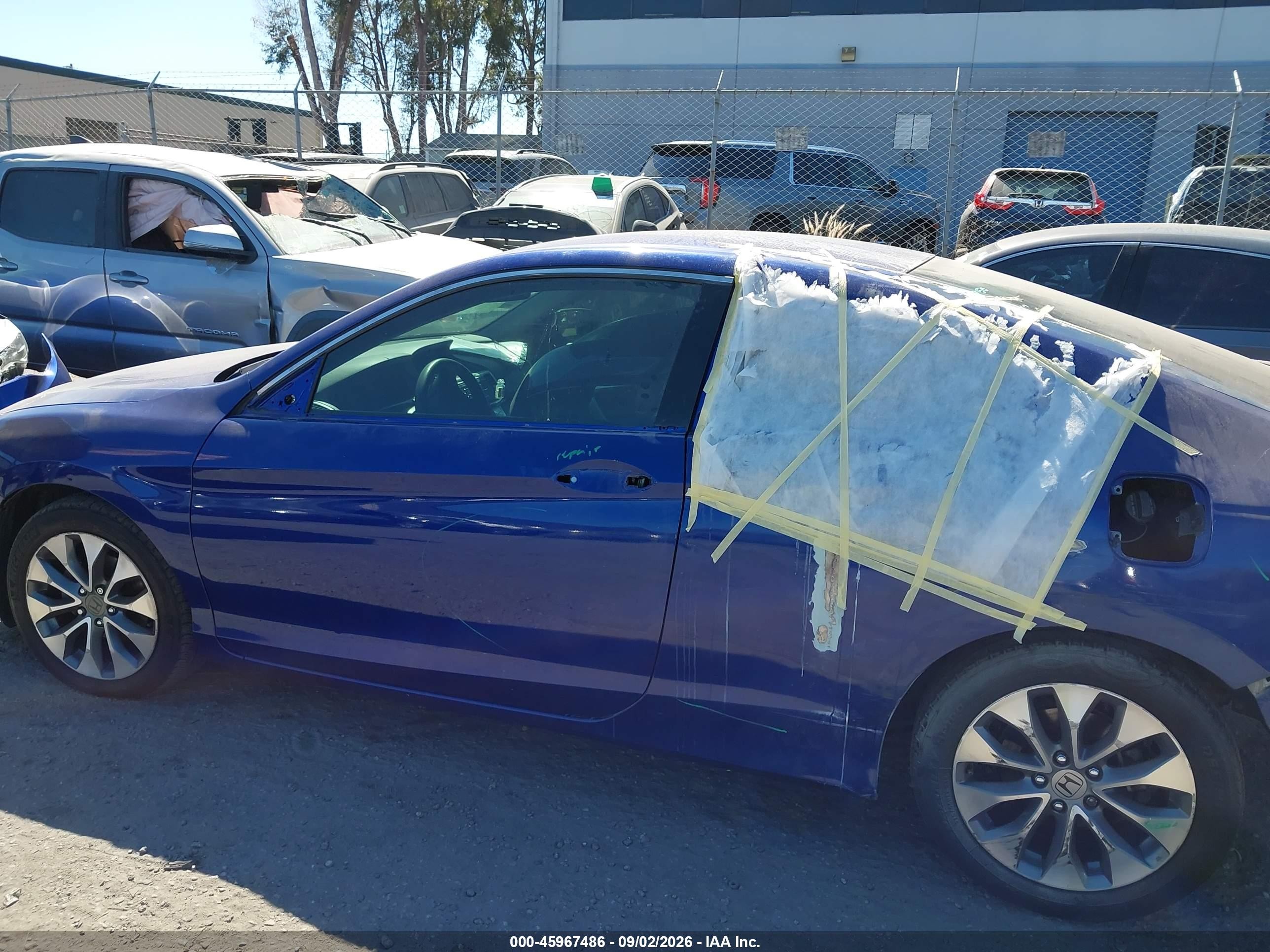 2013 Honda Accord Lx-s Синий vin: 1HGCT1B35DA002748