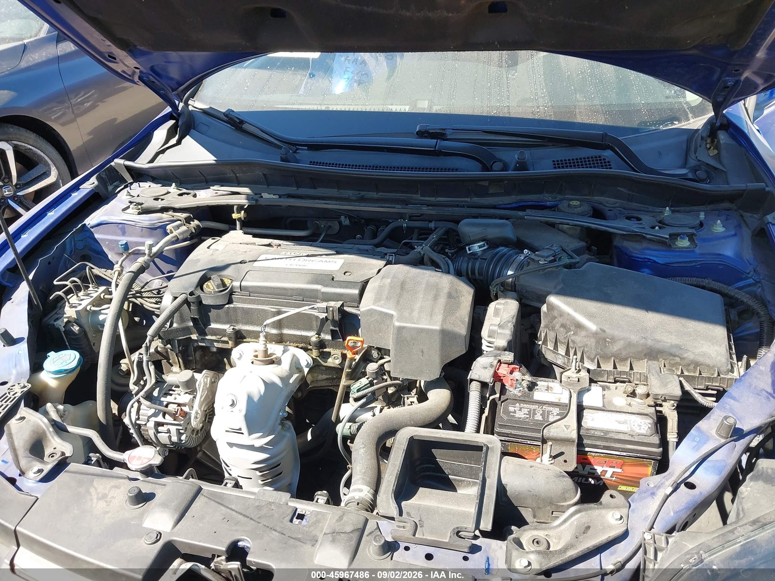 2013 Honda Accord Lx-s Синий vin: 1HGCT1B35DA002748